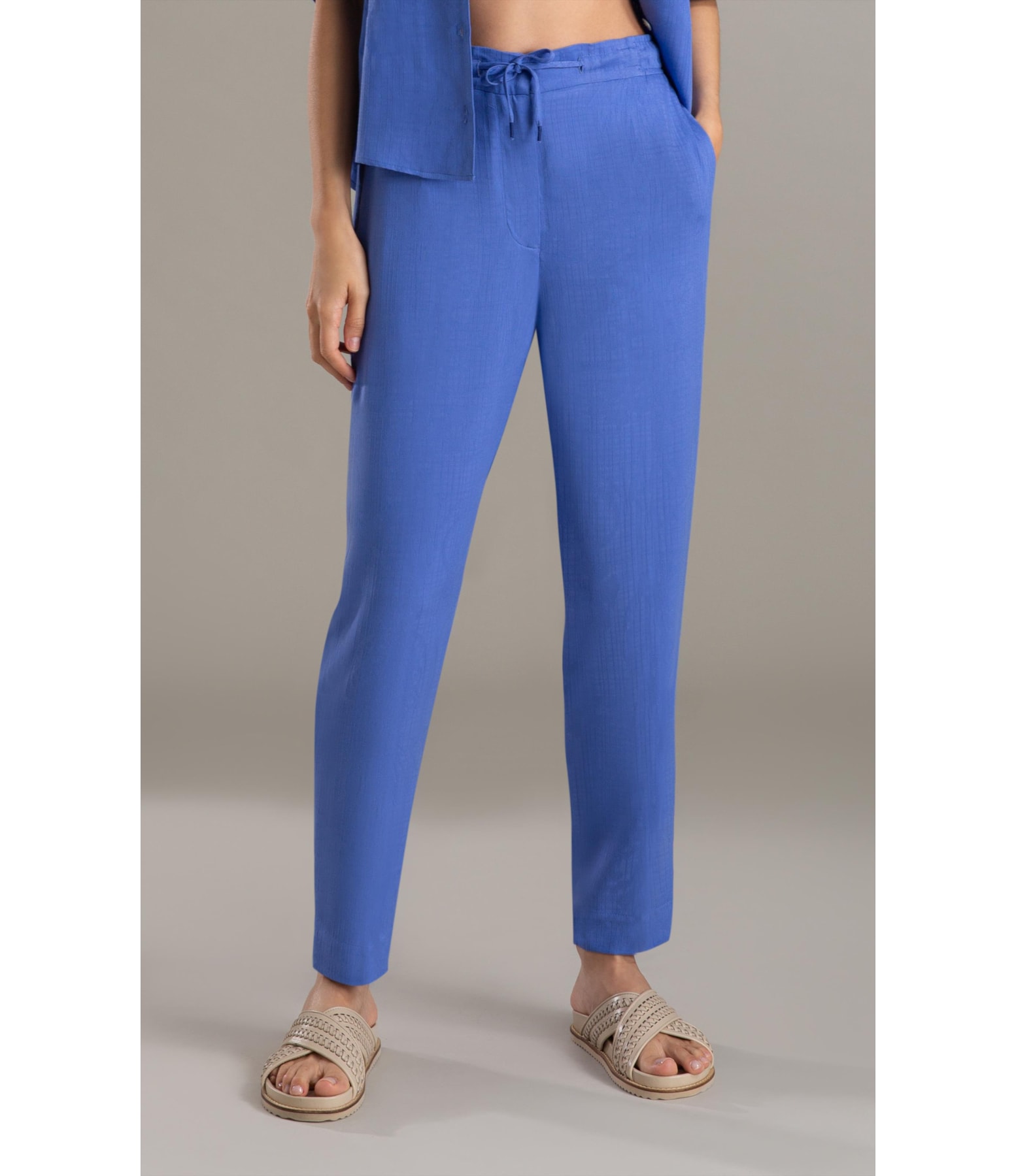 Calça Malta Jacquard Viscose Hortencia