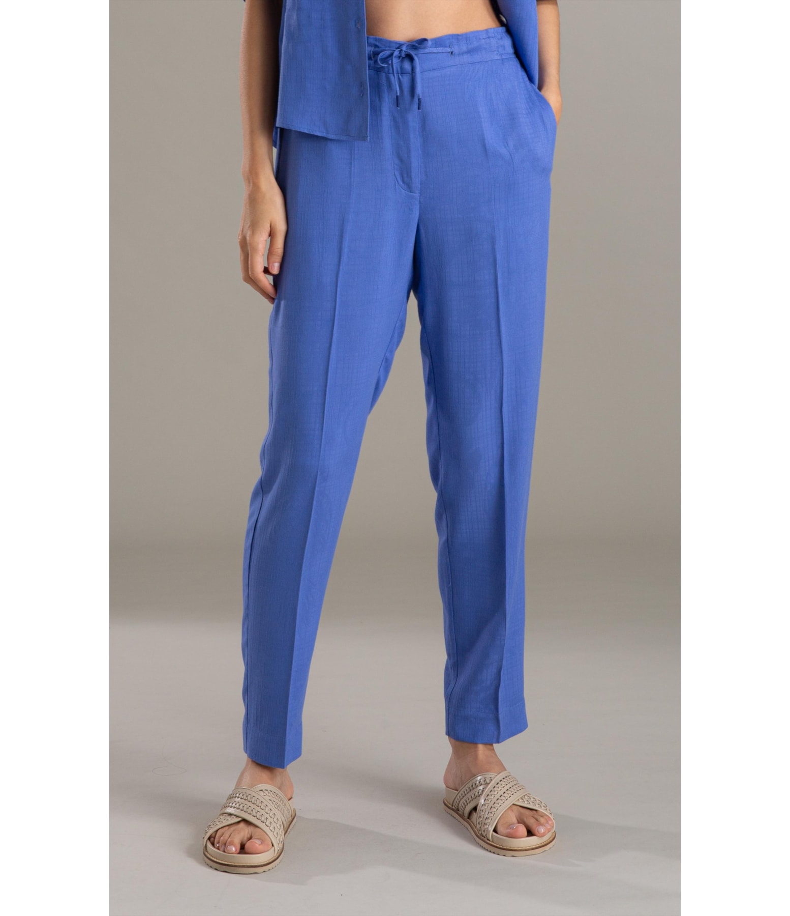 Calça Malta Jacquard Viscose Hortencia