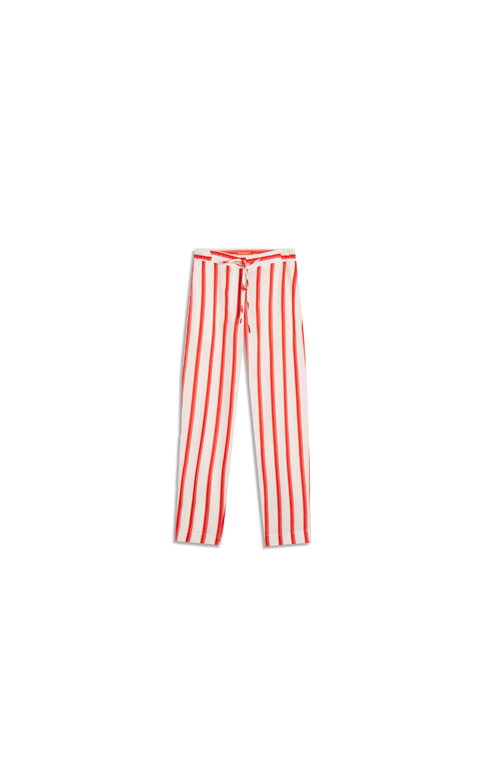 Calça Malta Listras Jacquard Coral