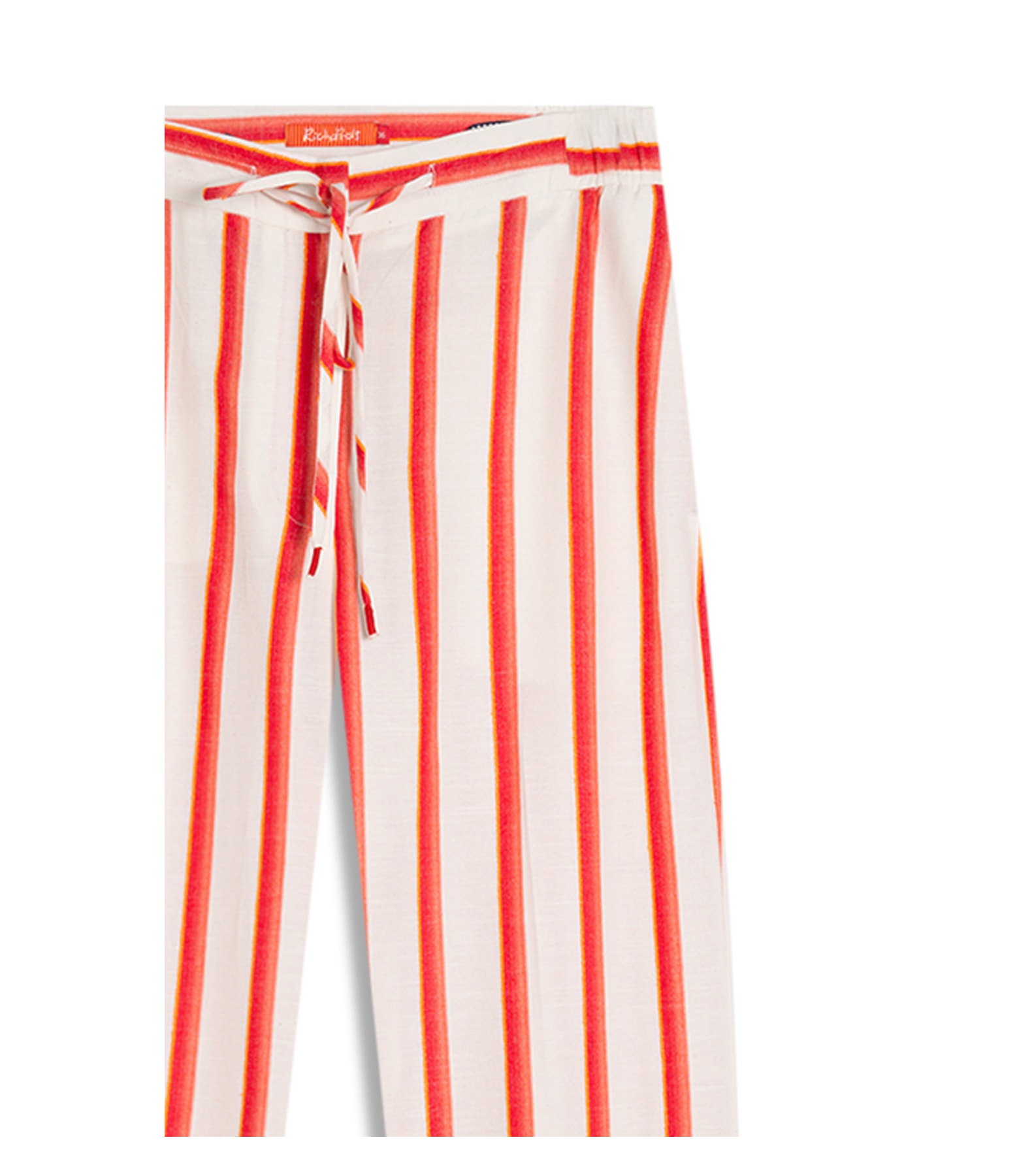 Calça Malta Listras Jacquard Coral