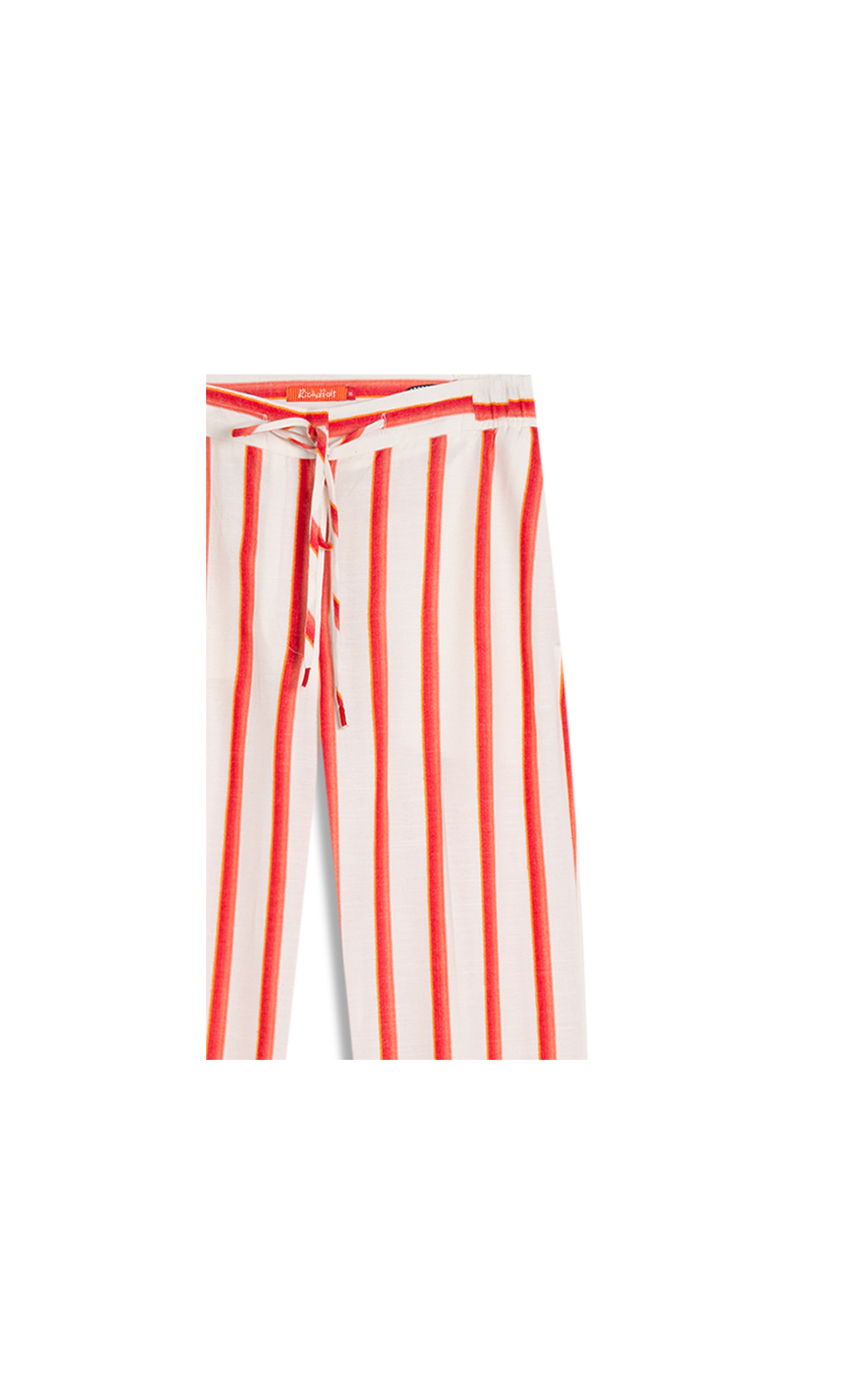 Calça Malta Listras Jacquard Coral