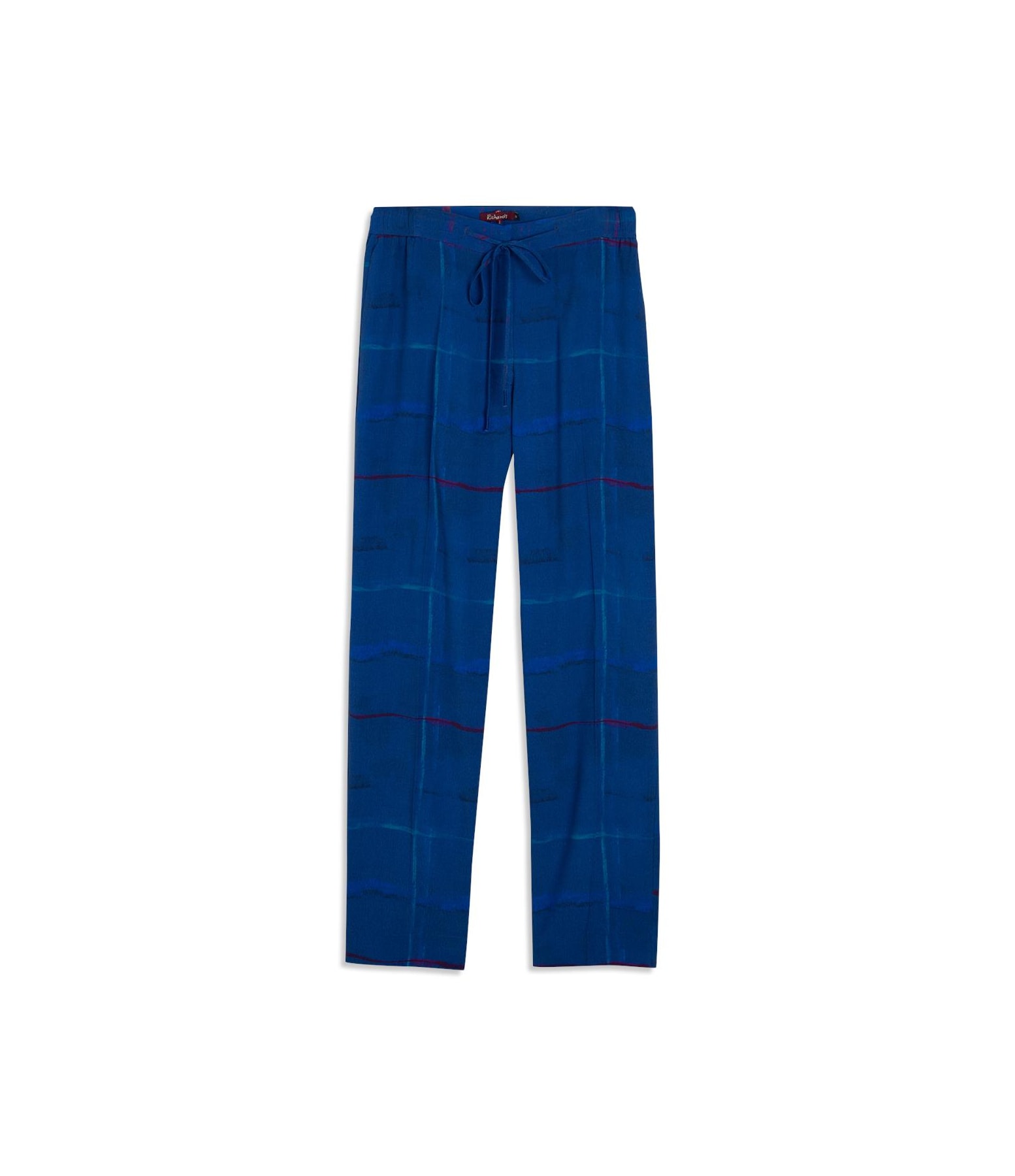 Calça Malta Xadrez Acqua Royal