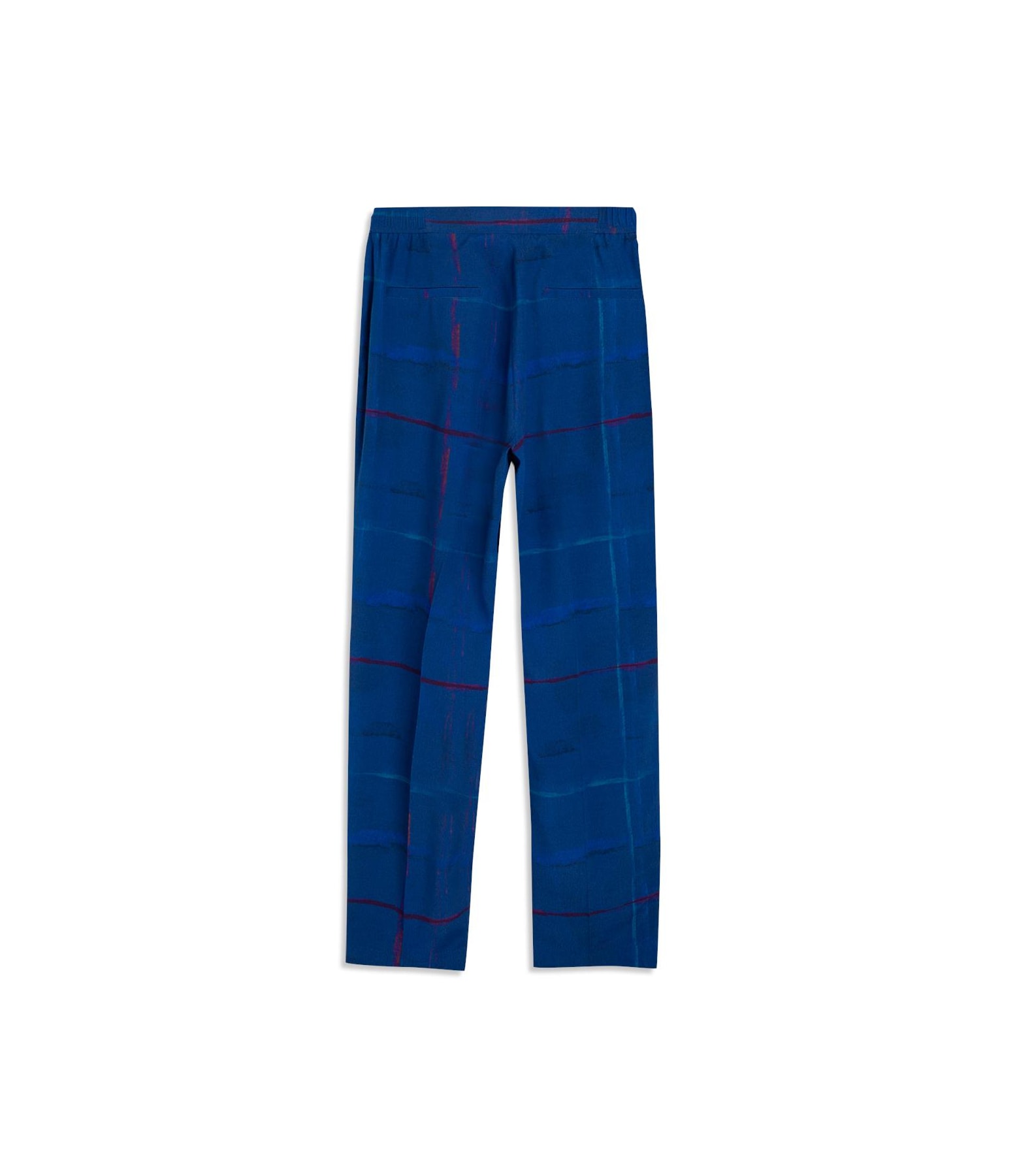Calça Malta Xadrez Acqua Royal