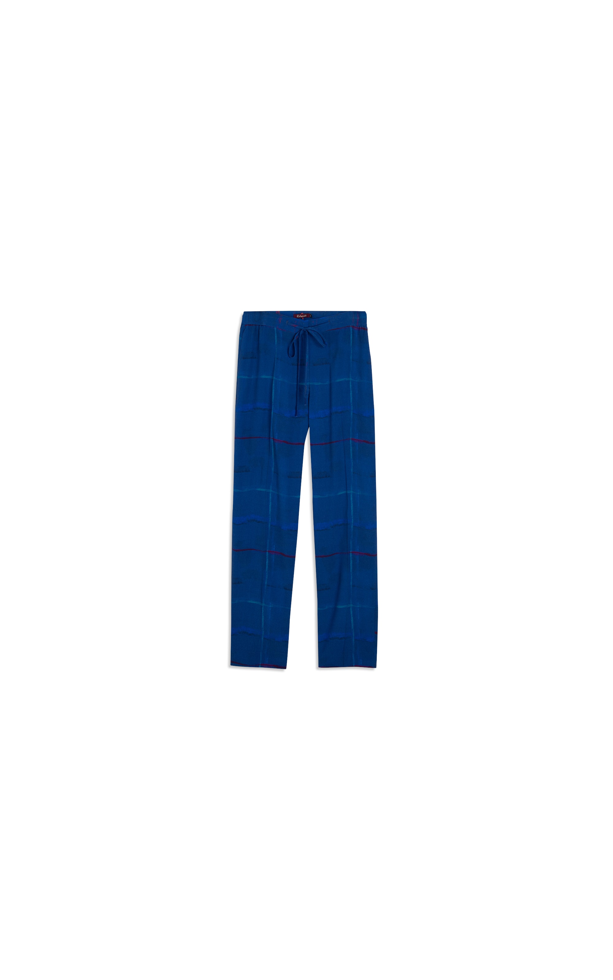Calça Malta Xadrez Acqua Royal