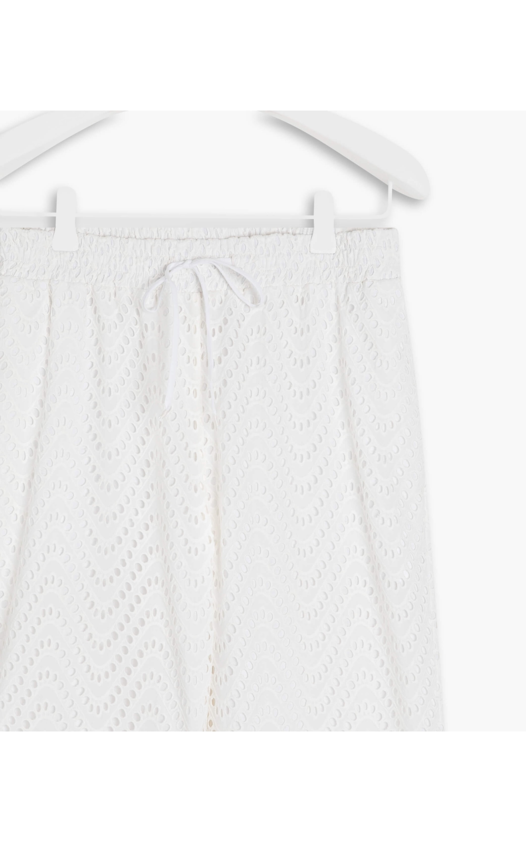  Calça Malu Laise Algodao Off White