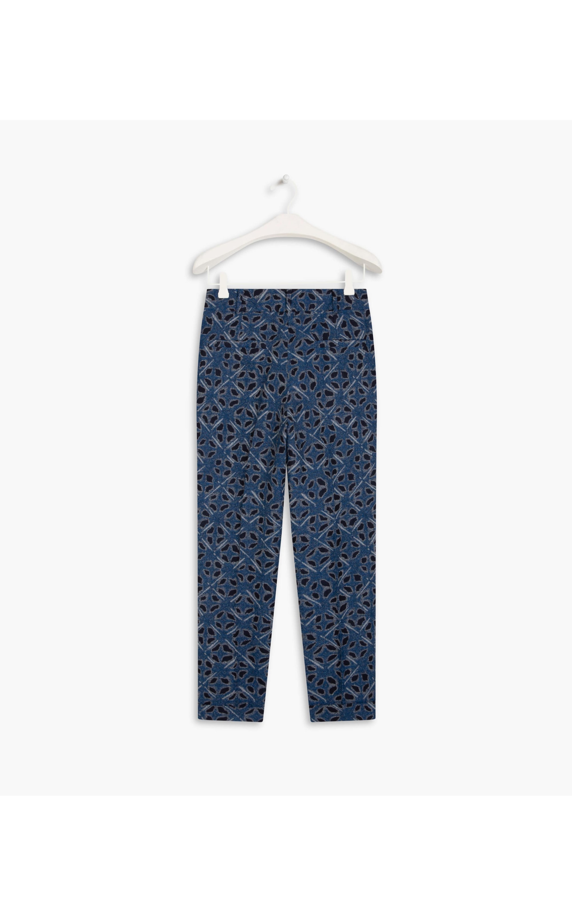 Calça Marseille Jacquard Chibori Azul Bic