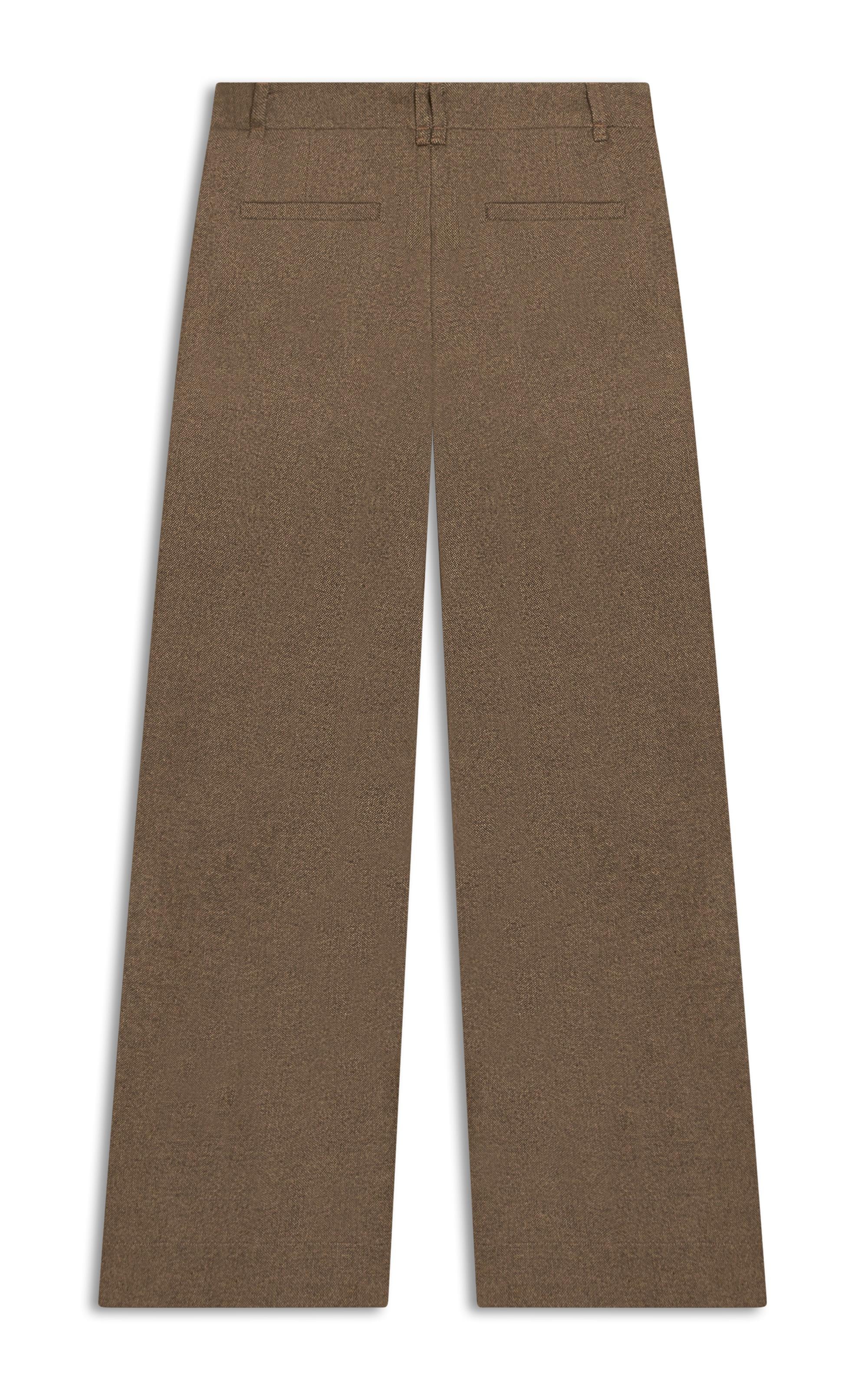 Calca Mira Path d Eph Wool Blend Tabaco