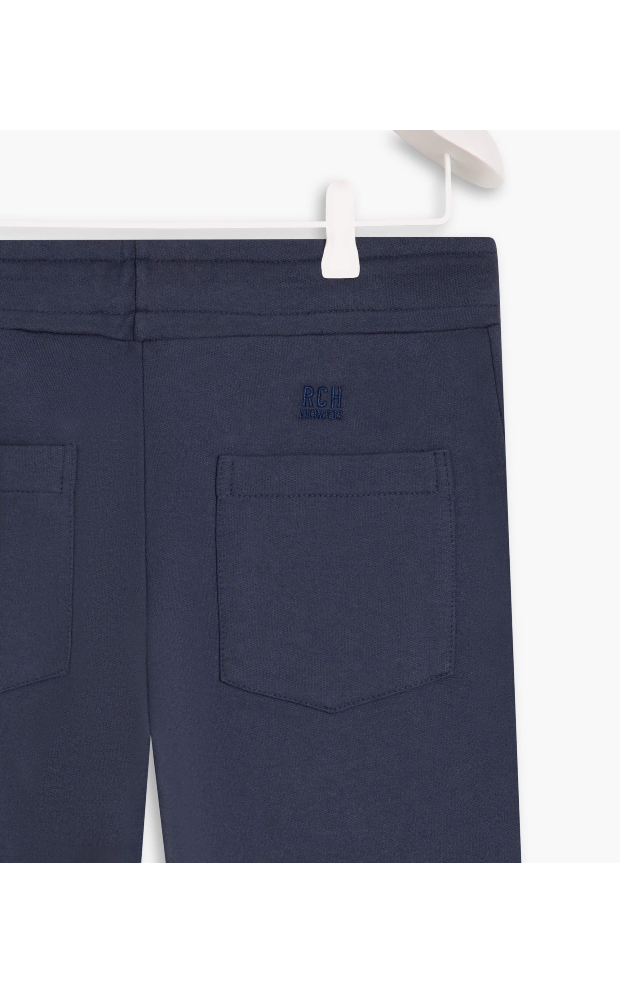 Calça Moletom Com Bolsos Faca Azul Pervante