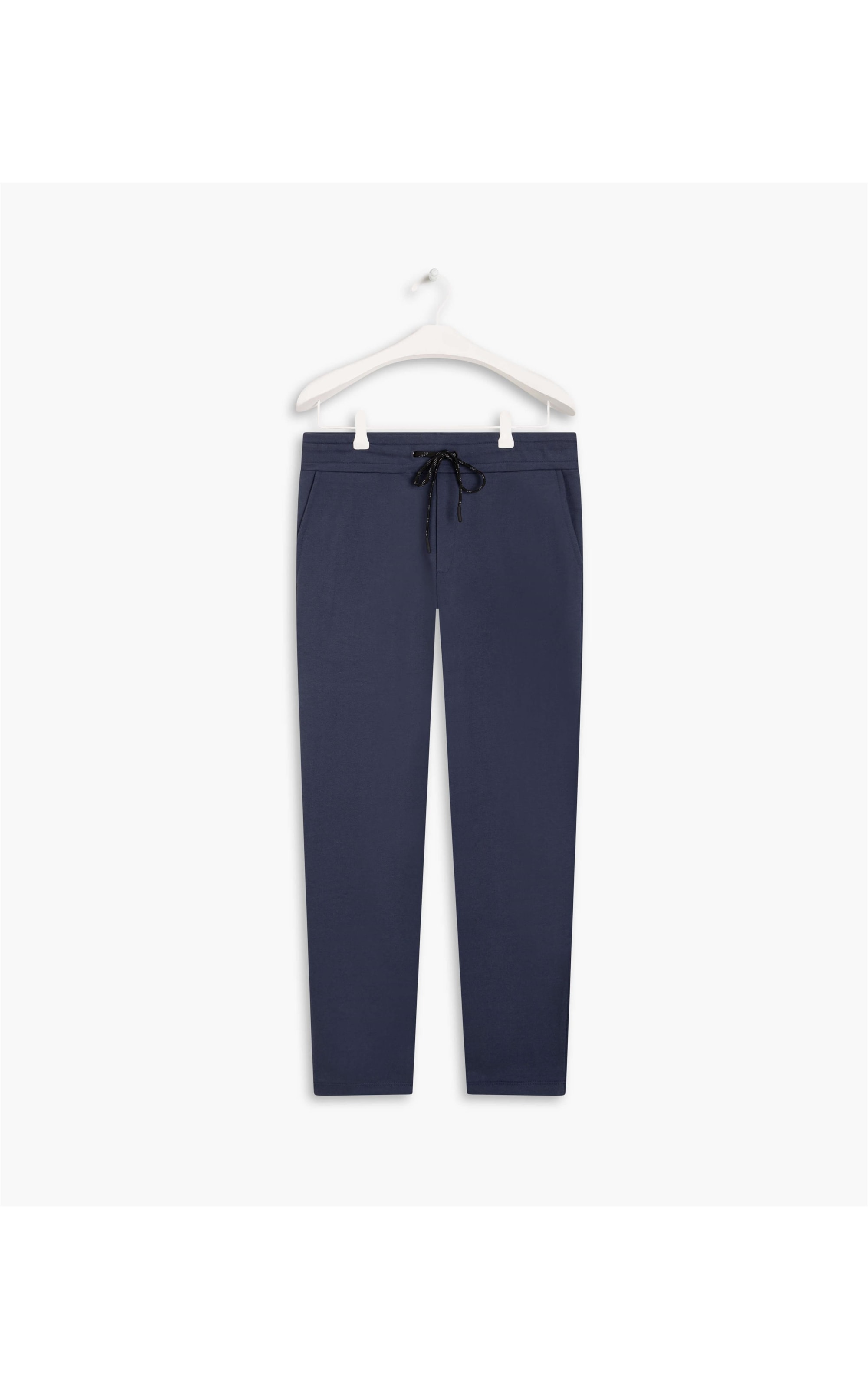 Calça Moletom Com Bolsos Faca Azul Pervante