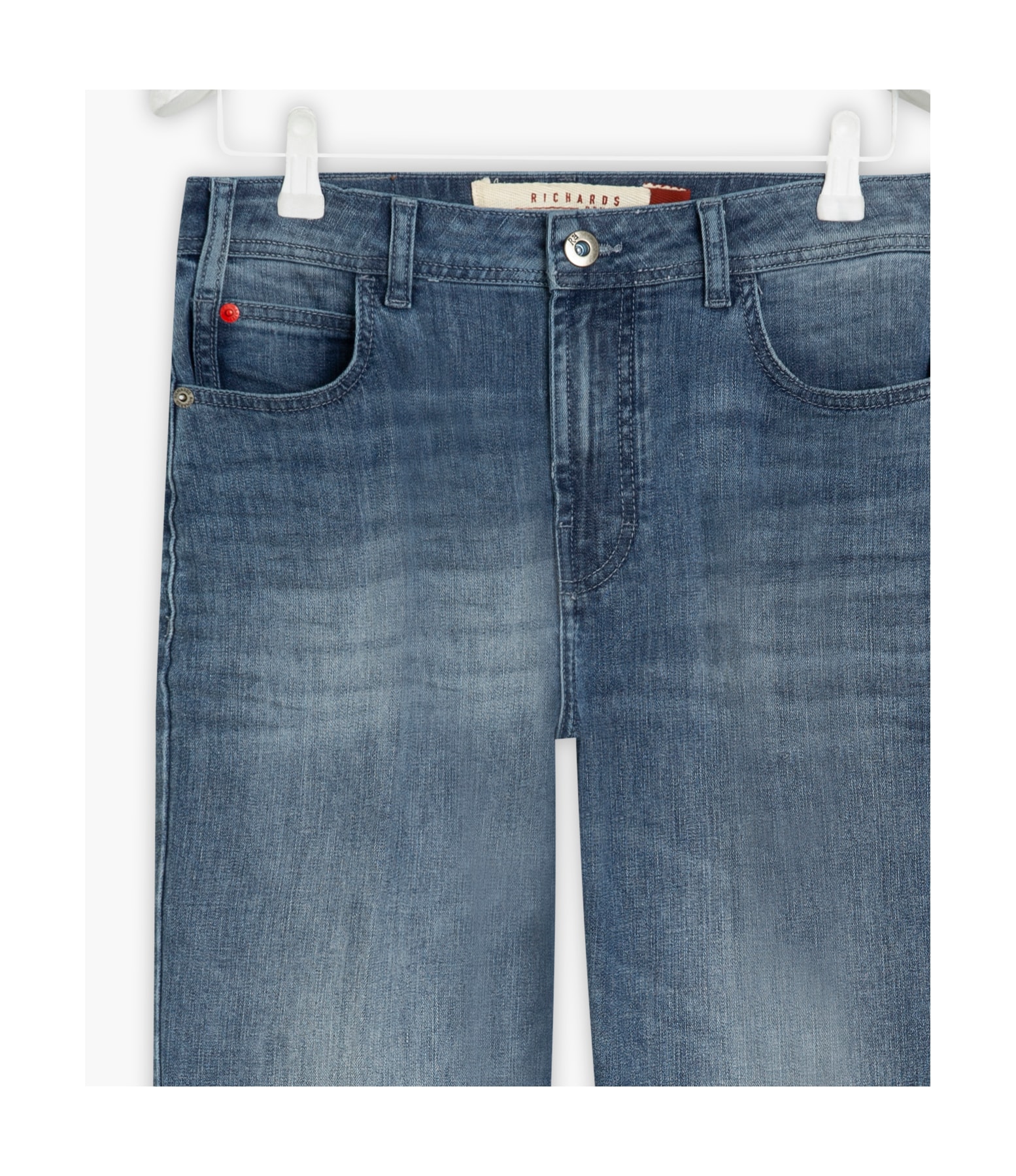 Calça Mom Deep Blue Elastic                                         