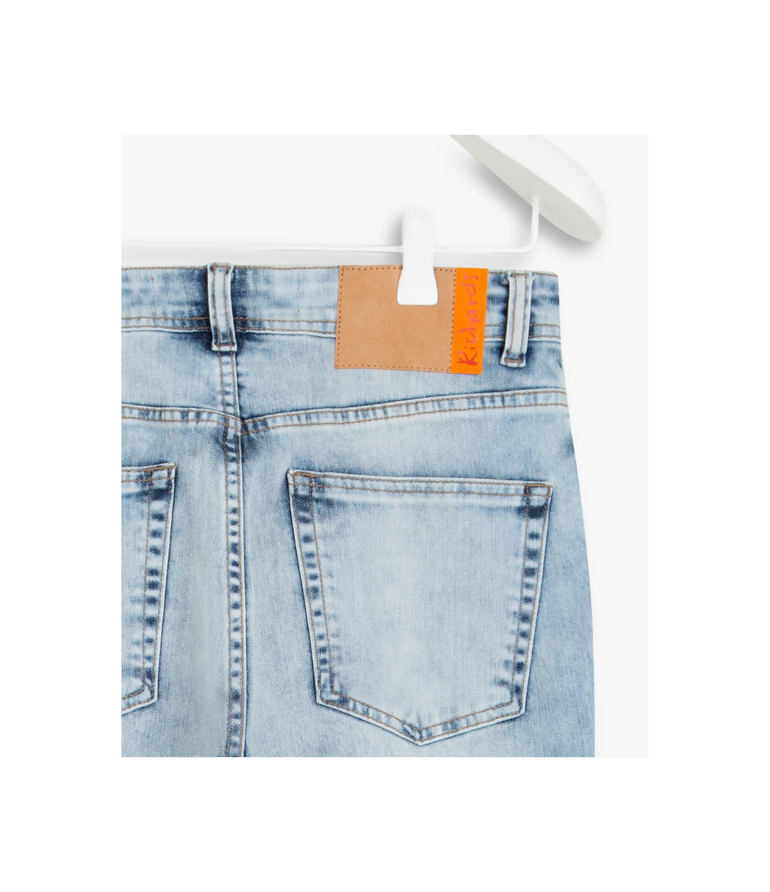  Calca Mom Deep Blue Elastic                                         