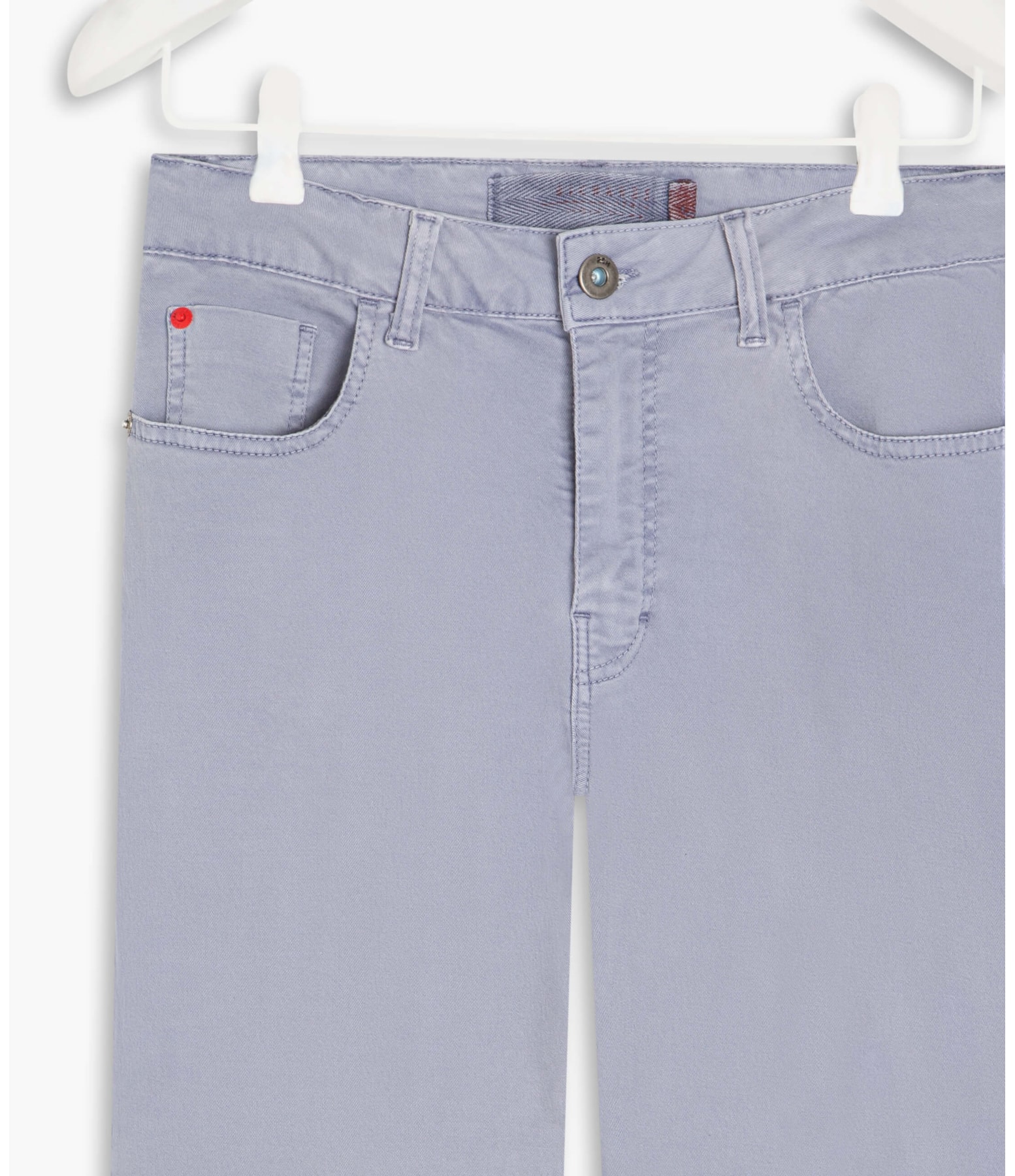  Calça Mom Five Pockets Tencel Azul Pervante
