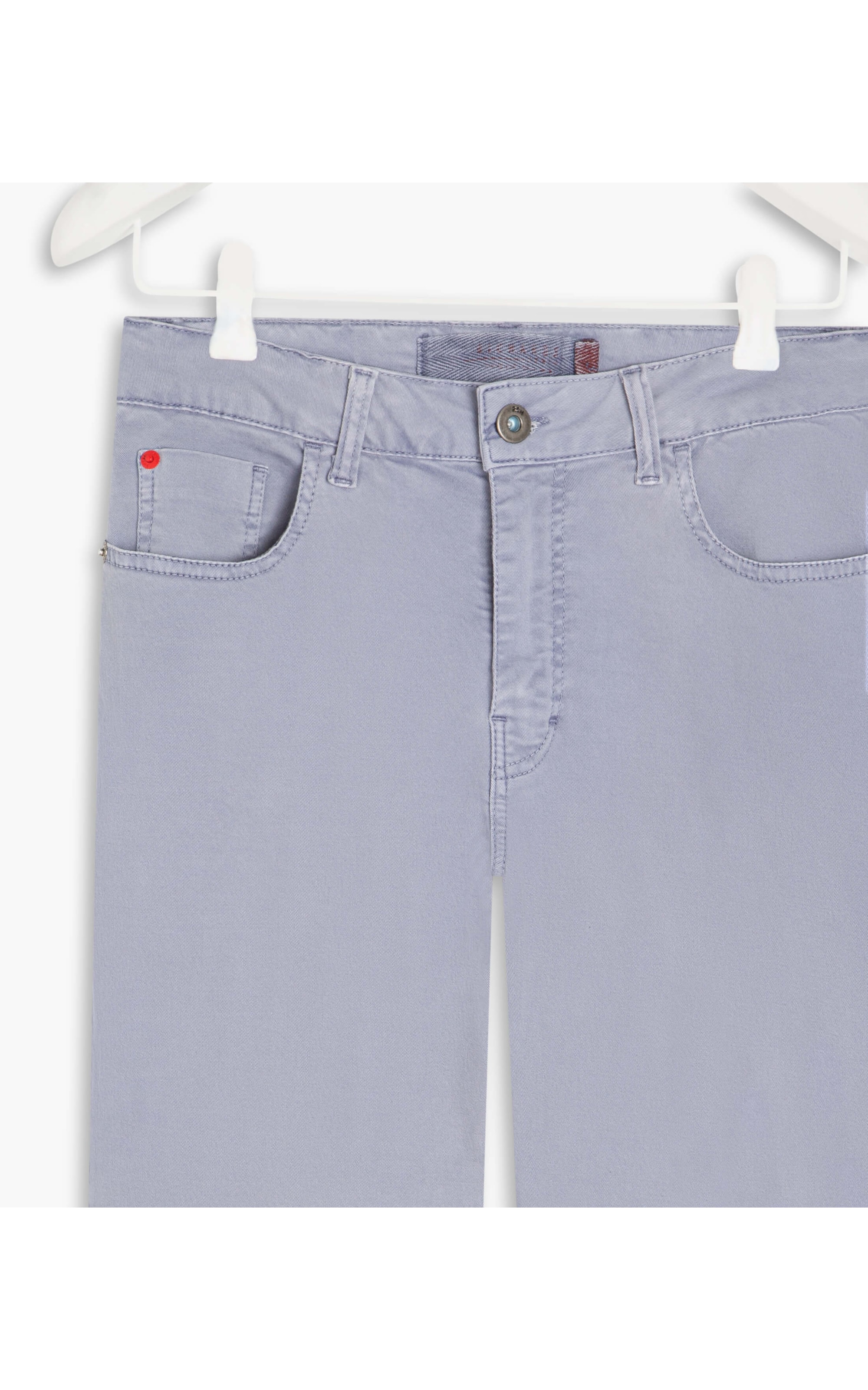  Calça Mom Five Pockets Tencel Azul Pervante