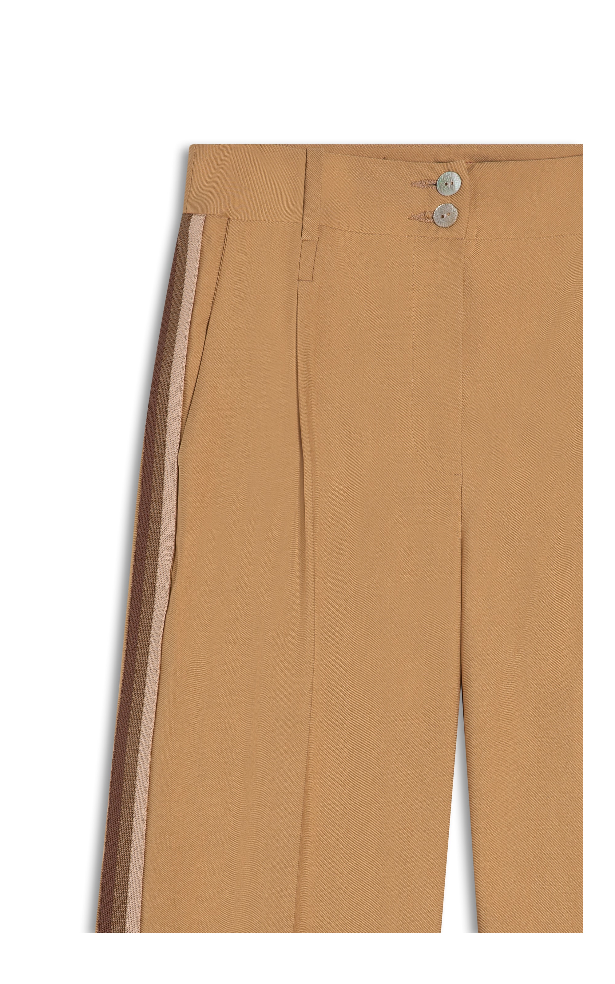  Calça Morgan Lyocell Twill Caqui
