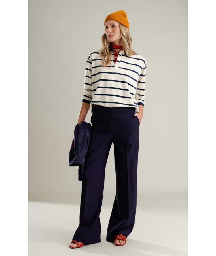 Calca Napoli Reta Alfaiataria Joy Life Dark Navy