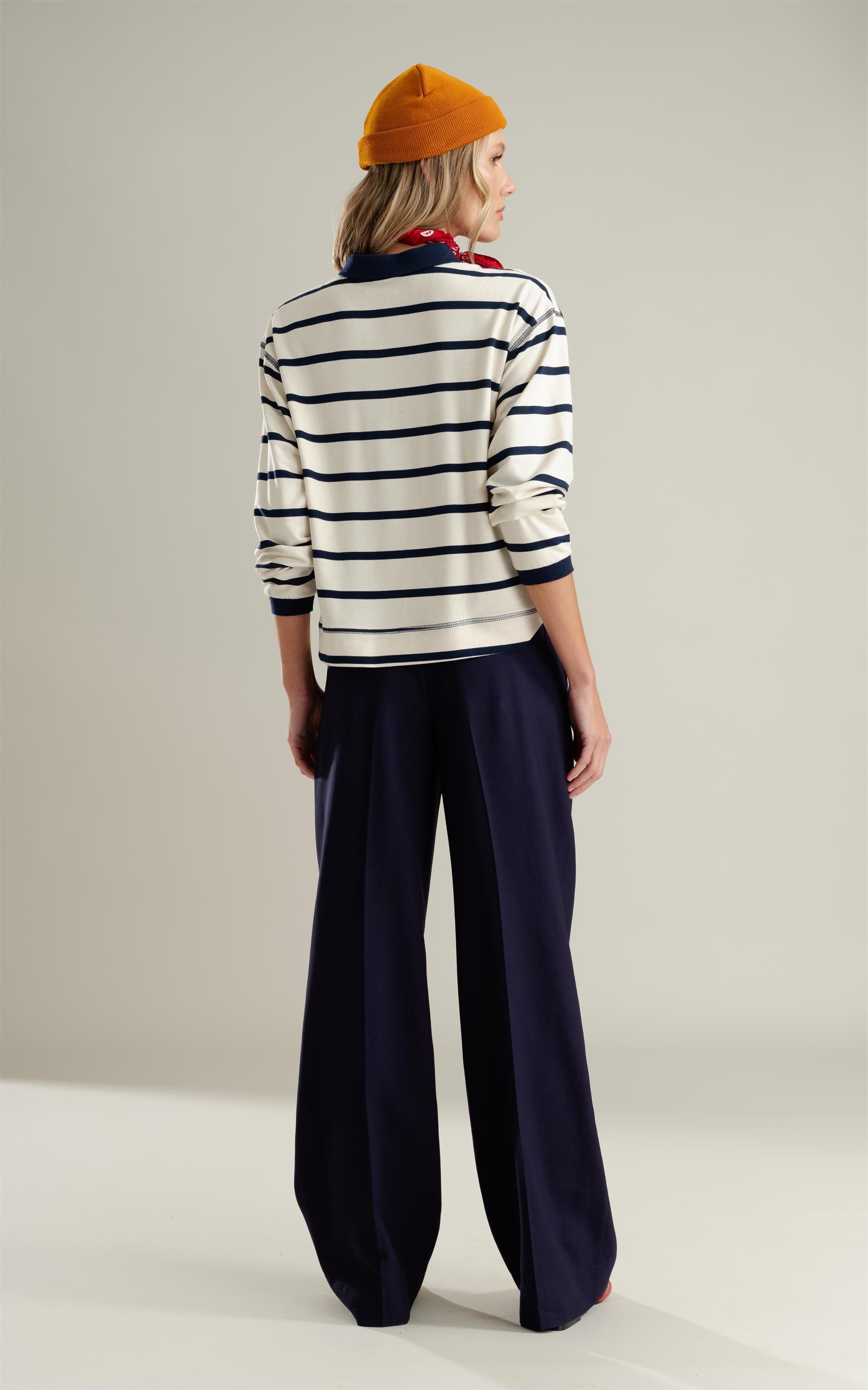 Calca Napoli Reta Alfaiataria Joy Life Dark Navy