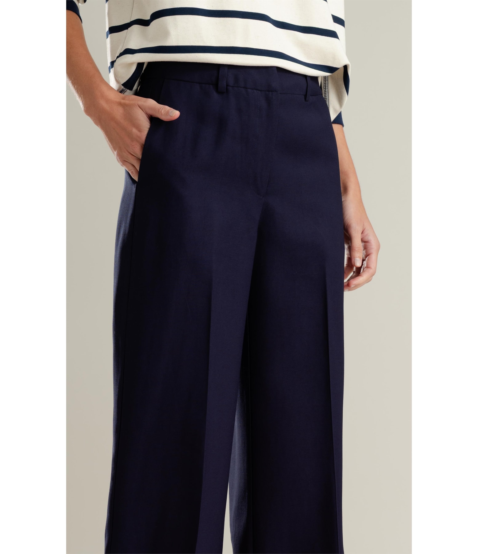 Calca Napoli Reta Alfaiataria Joy Life Dark Navy