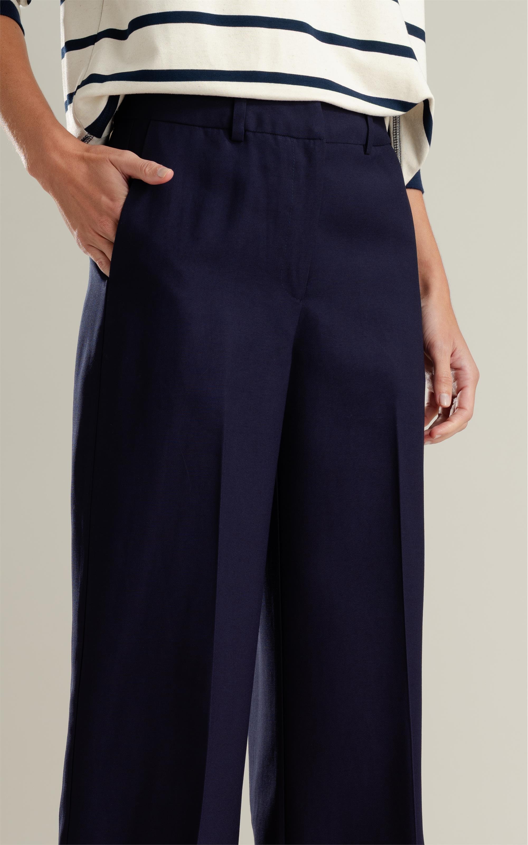 Calca Napoli Reta Alfaiataria Joy Life Dark Navy