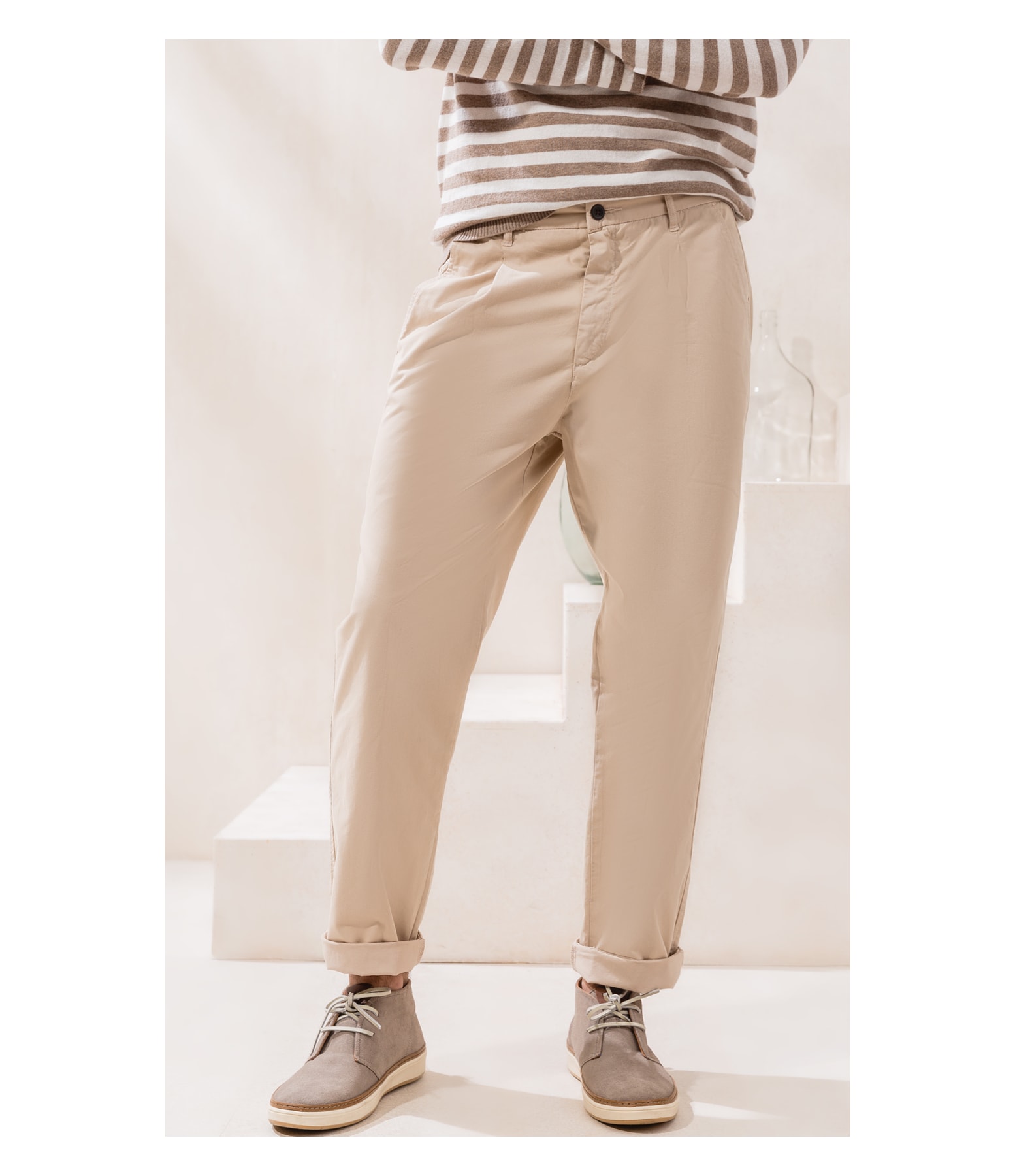 Calça New Chino Caqui Claro