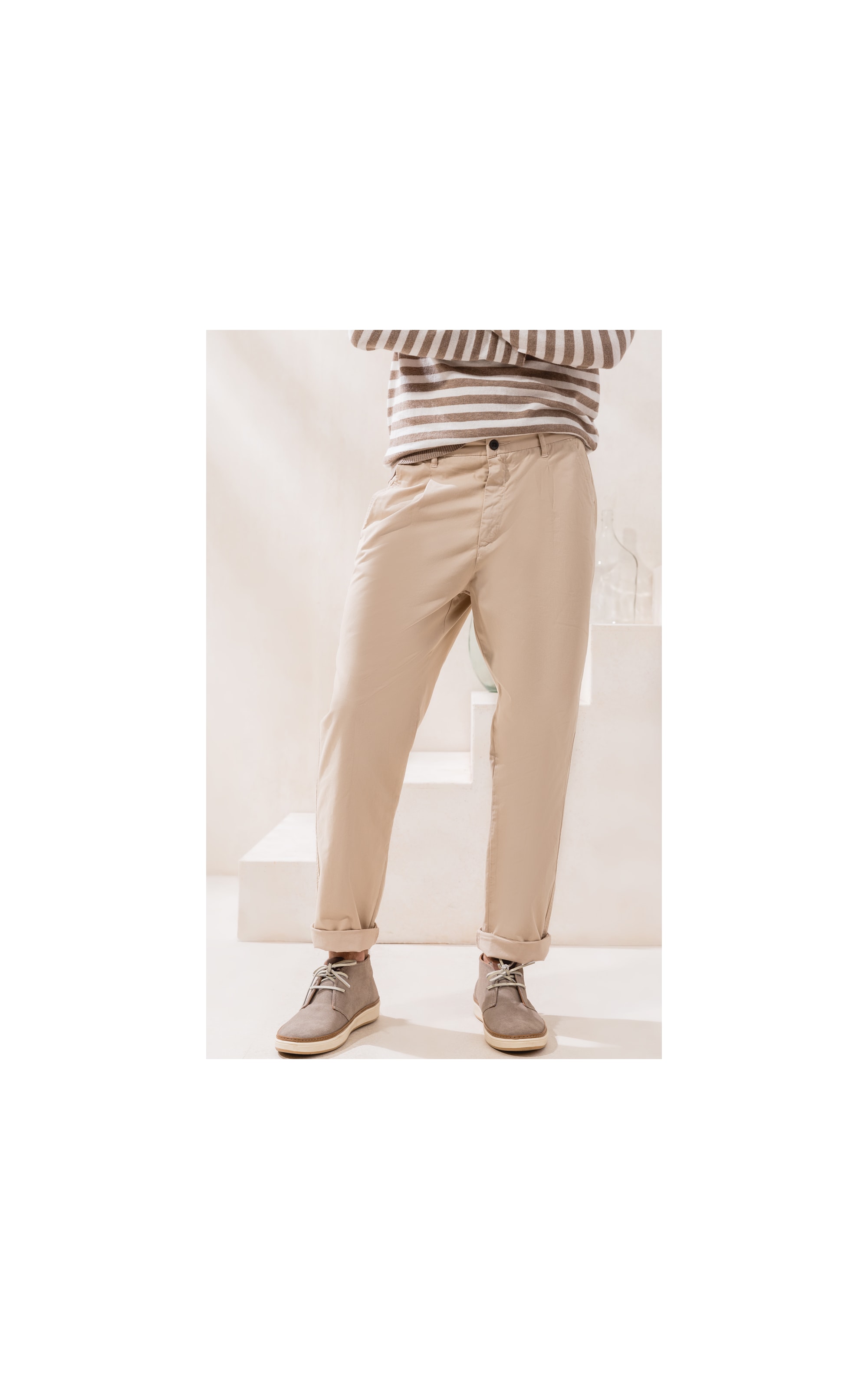 Calça New Chino Caqui Claro