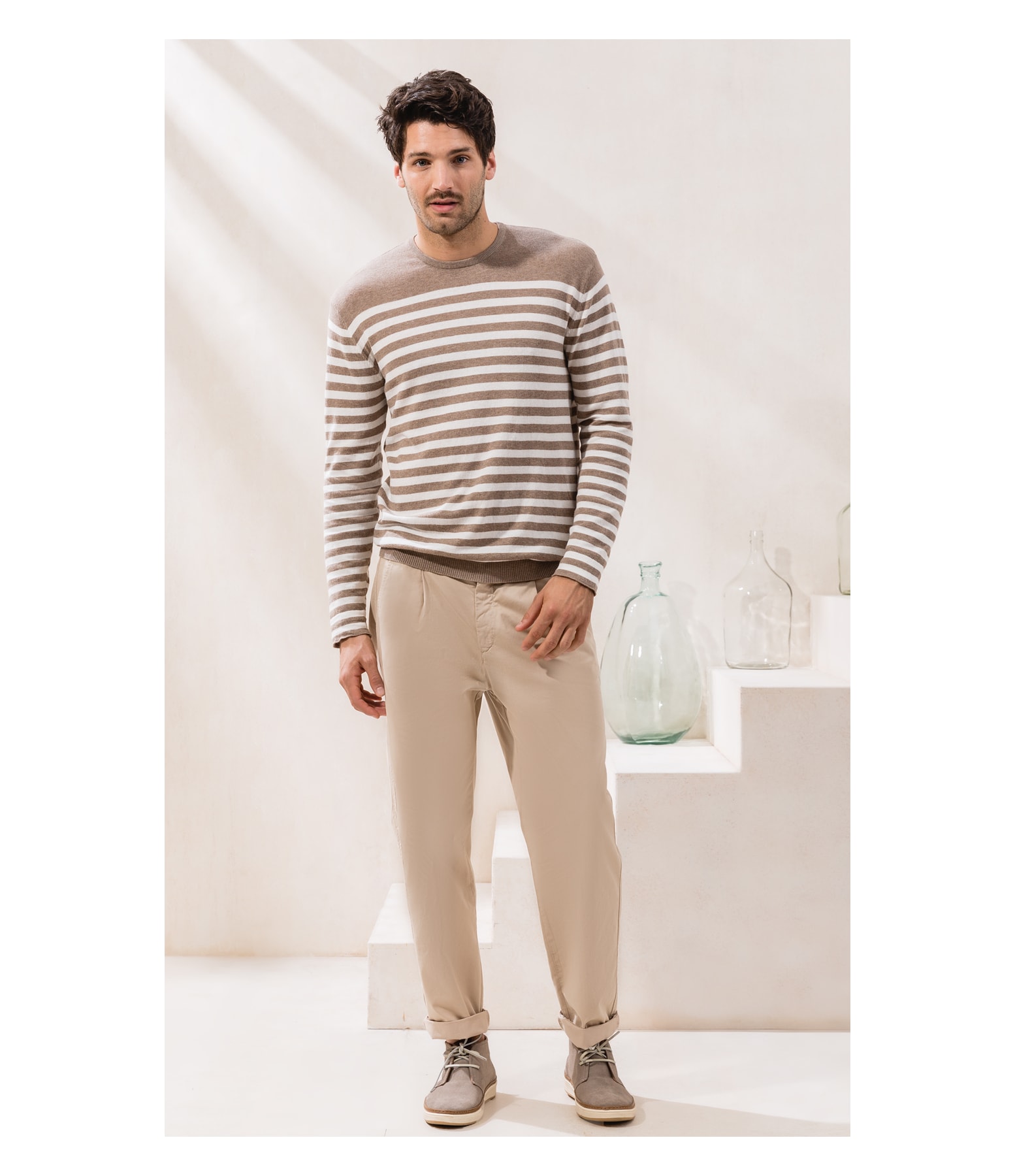 Calça New Chino Caqui Claro