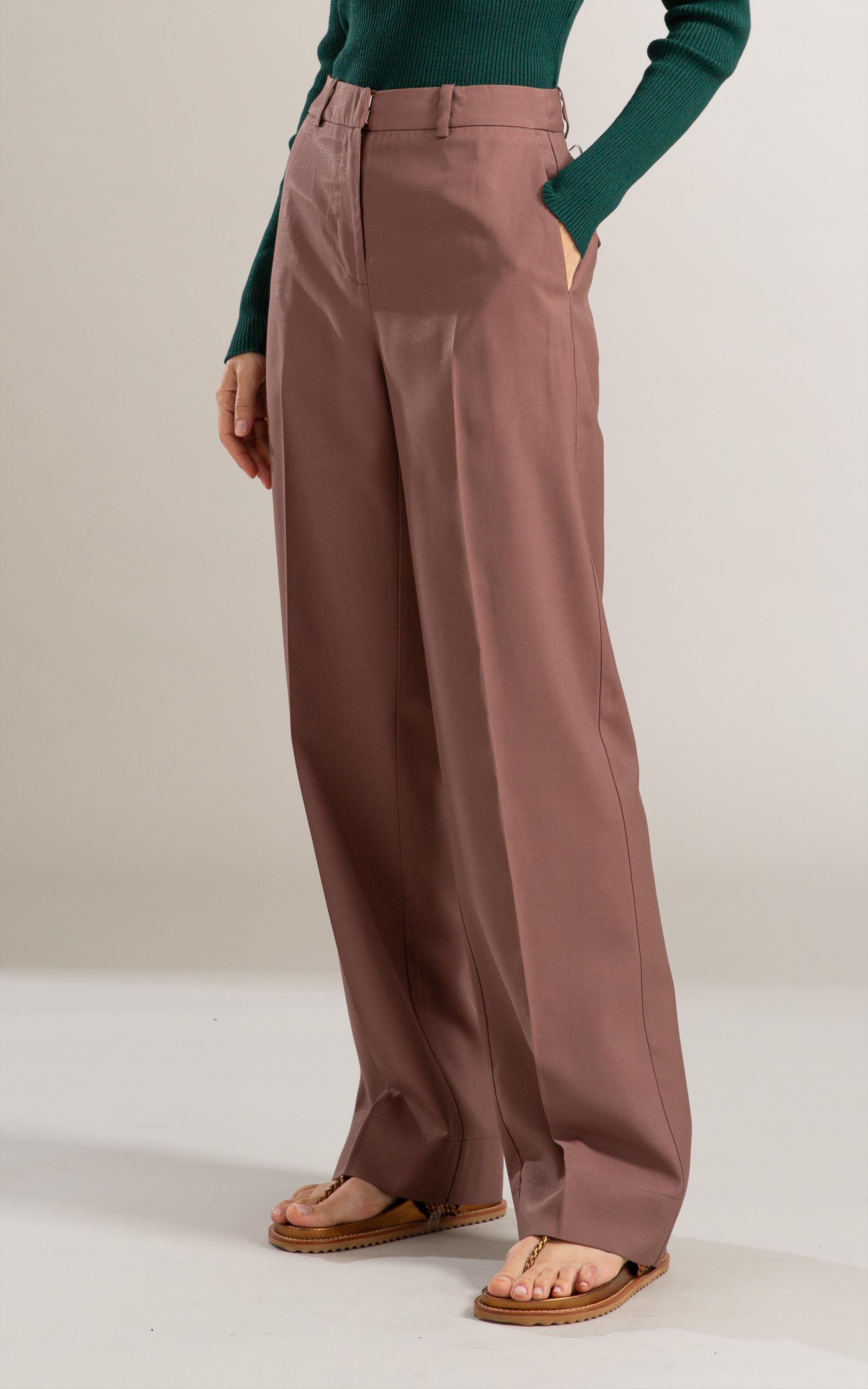 Calça Olivia Alfaiataria Marrom