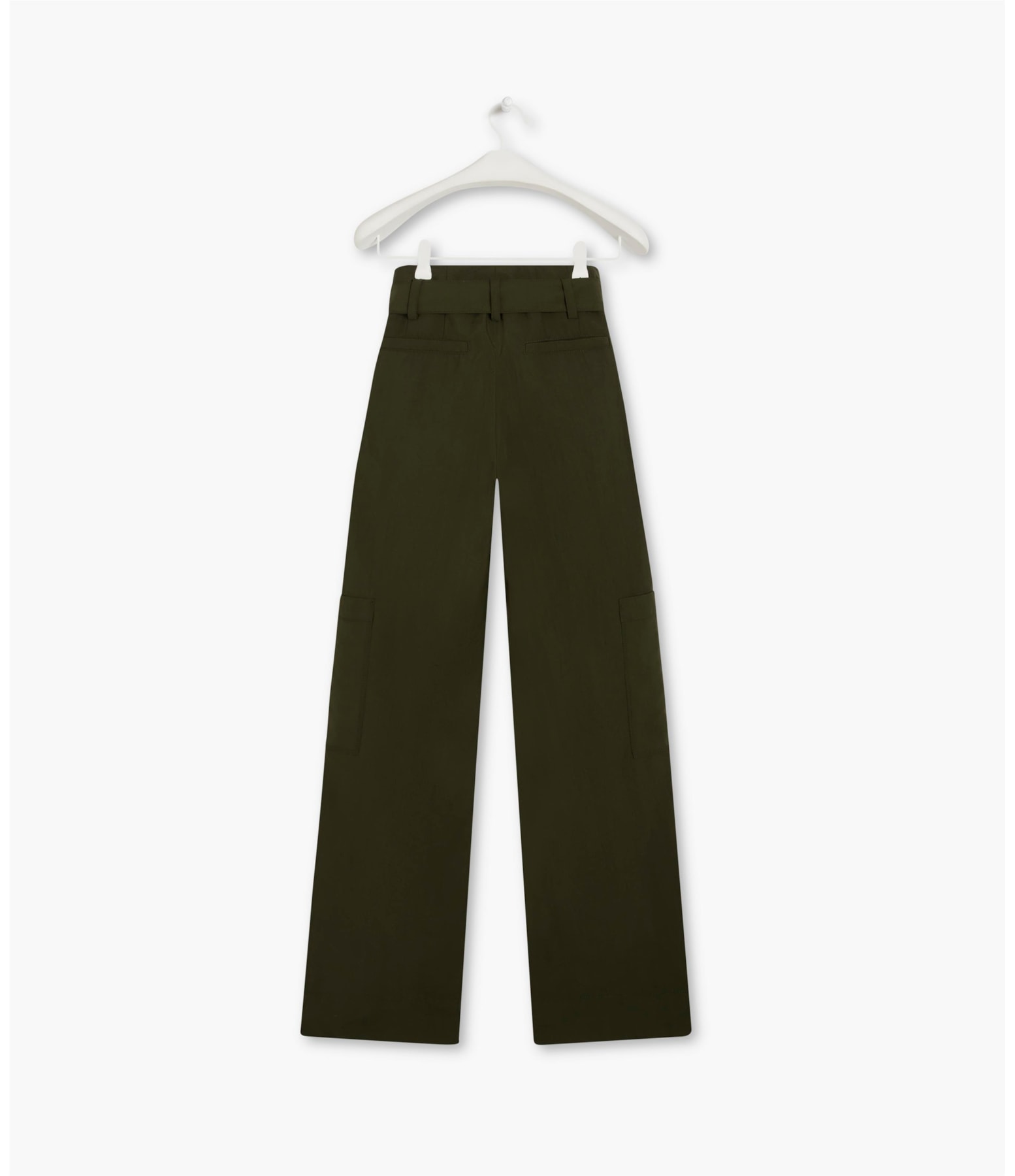 Calça Oversized Cargo Wa Verde Militar