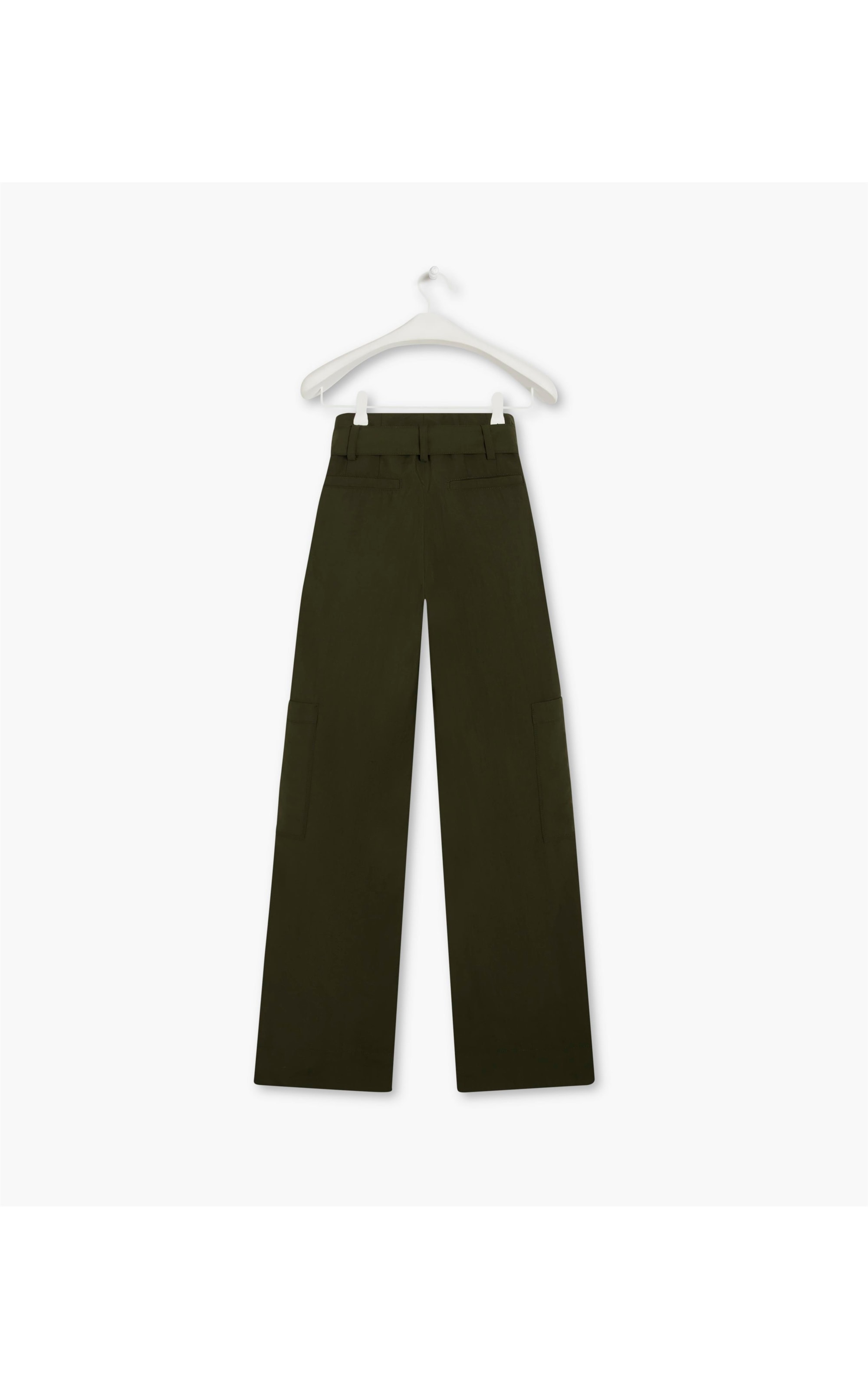 Calça Oversized Cargo Wa Verde Militar