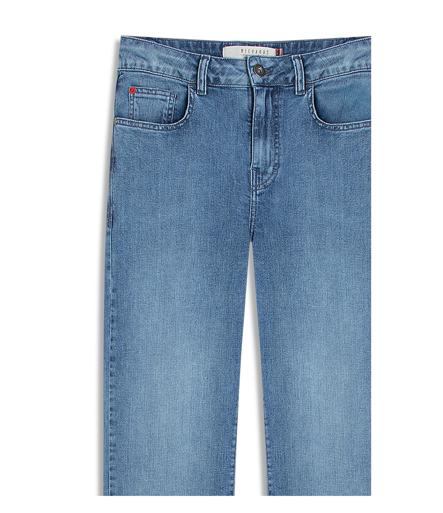 Calca Patt d Eph 5 Pockets Blue Stretch Lav. Claro C/ Pincelado 2169-Lav. Claro