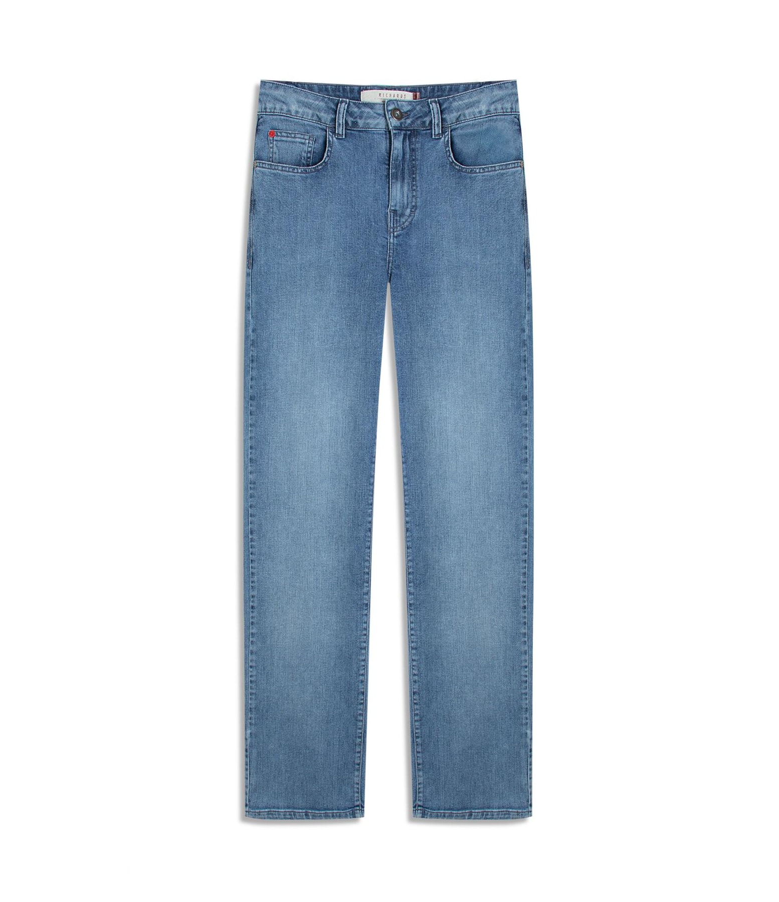 Calca Patt d Eph 5 Pockets Blue Stretch Lav. Claro C/ Pincelado 2169-Lav. Claro