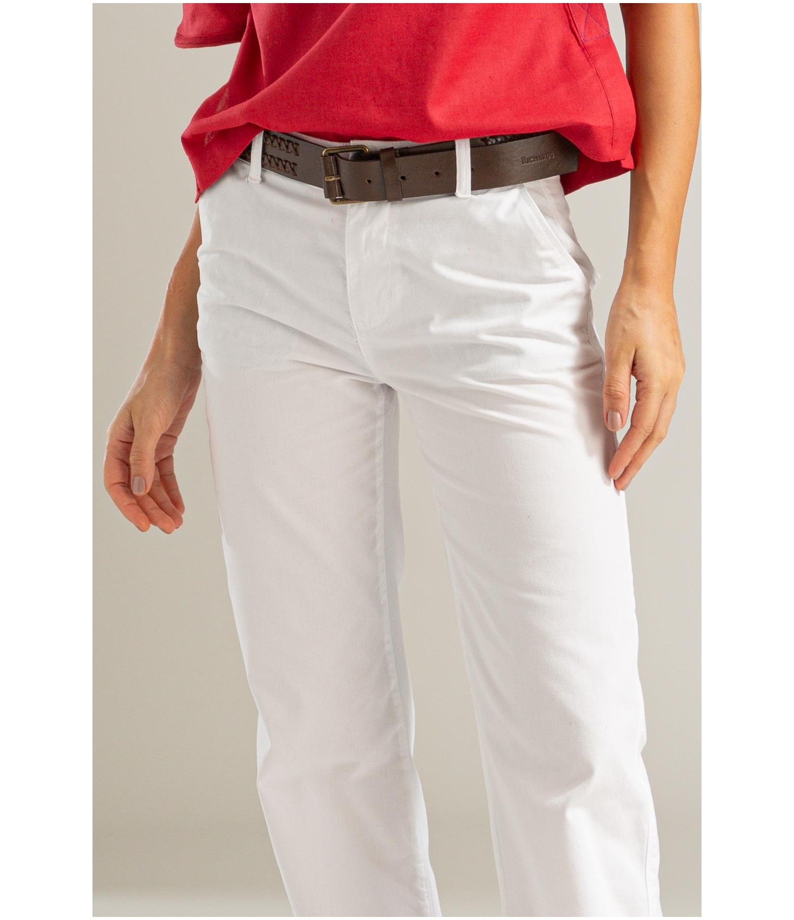 Calca Patt d Eph Bolt Bolso Lapela Branco