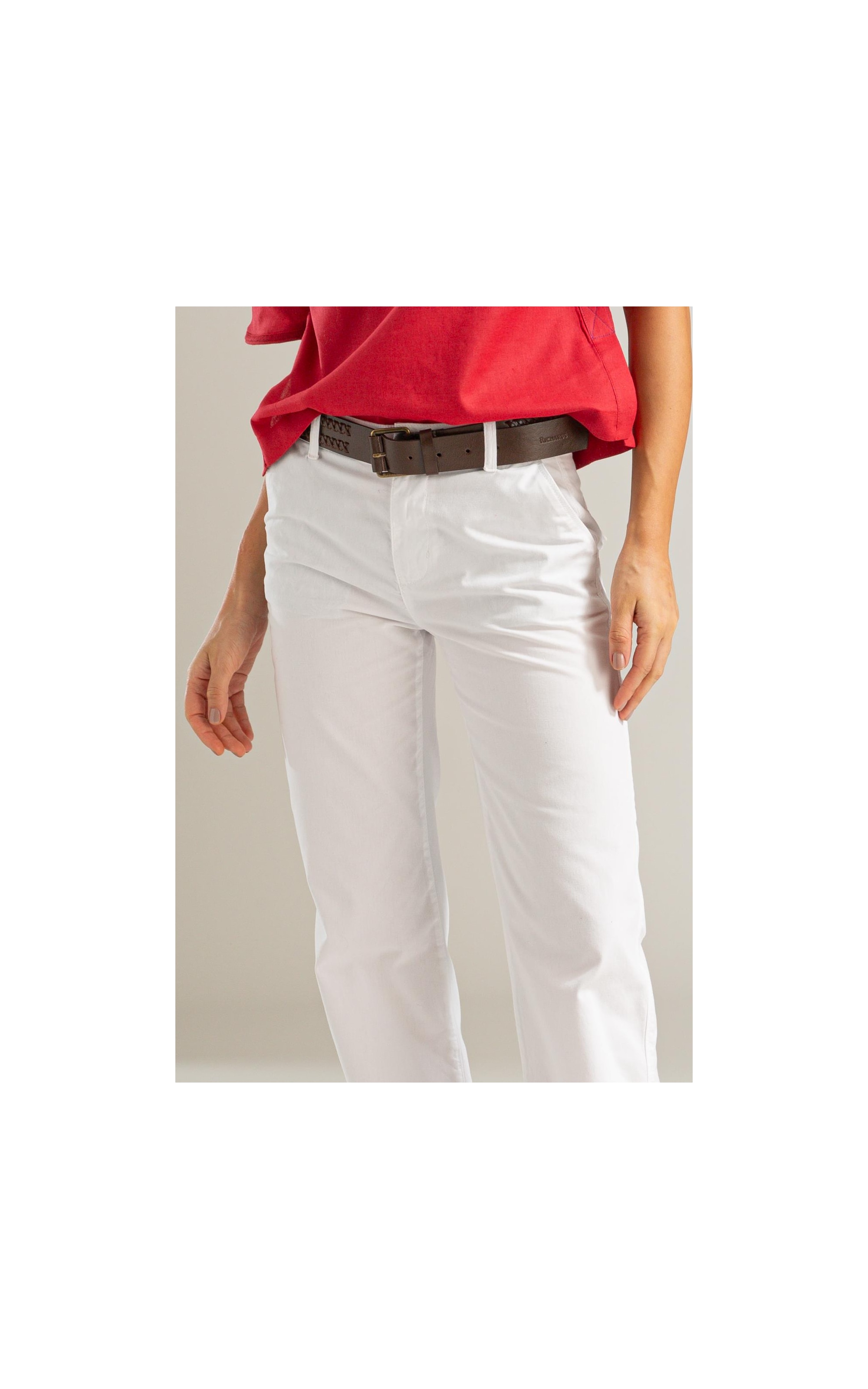Calca Patt d Eph Bolt Bolso Lapela Branco