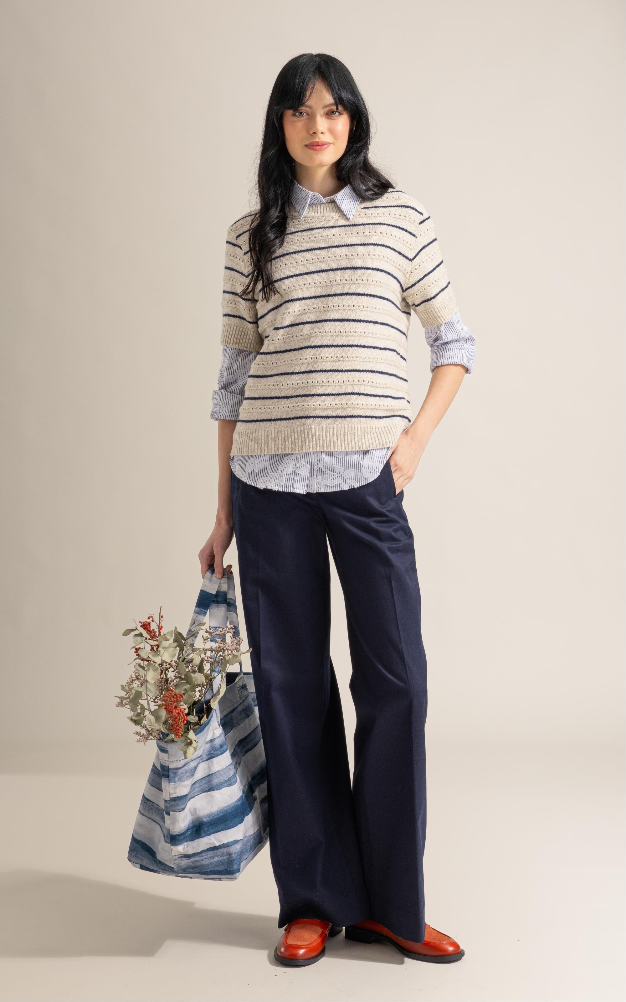 Calca Patte d Eph Moove Dark Navy