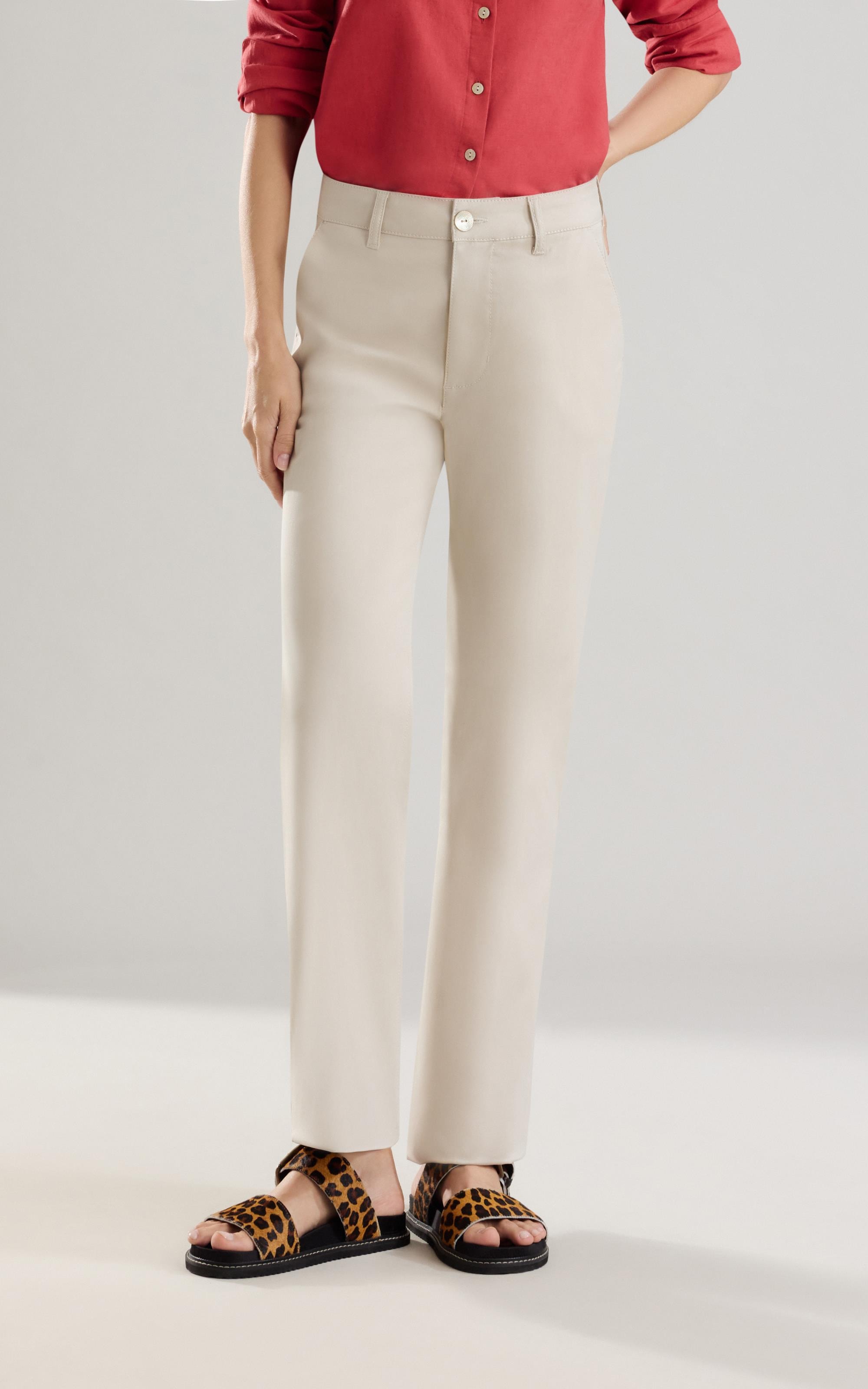 Calça Patte d Eph Setta Bolso Dif Areia