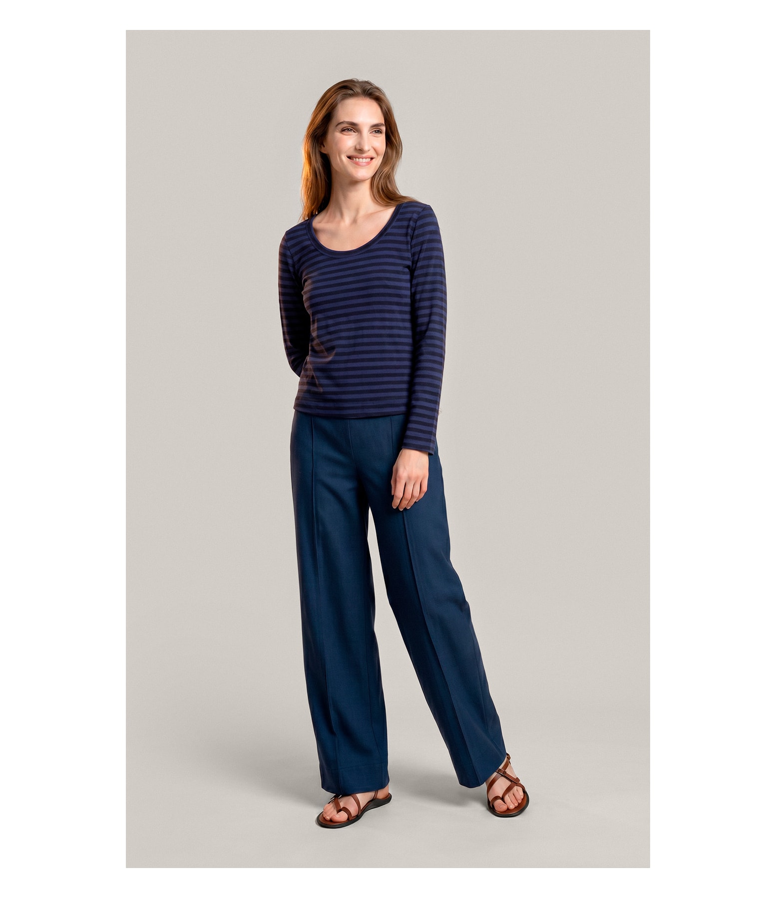 Calca Pete Path d Eph Linho Blend Dark Navy