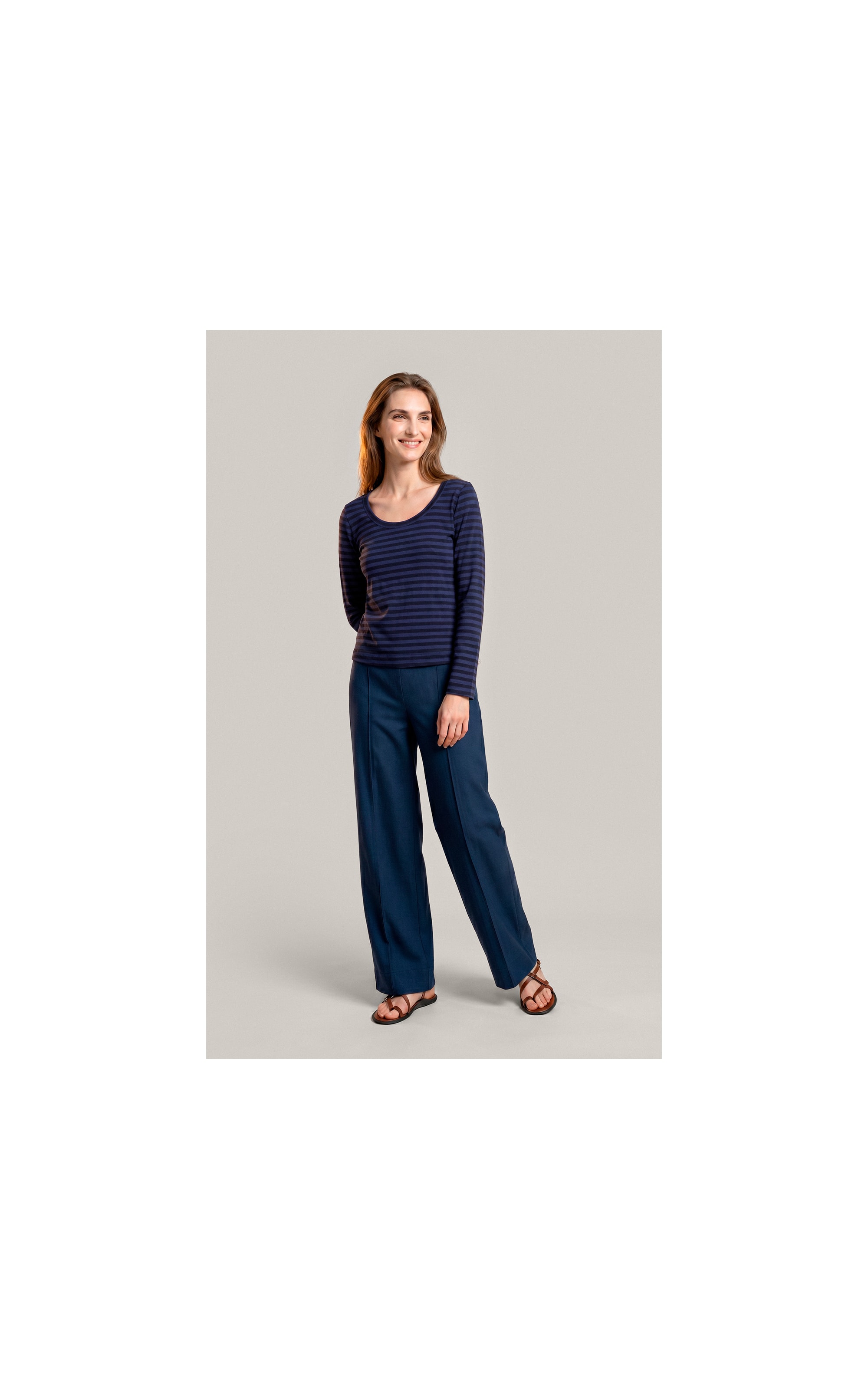 Calca Pete Path d Eph Linho Blend Dark Navy