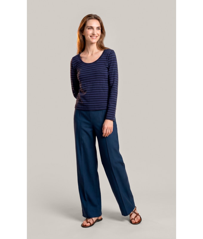 Calca Pete Path d Eph Linho Blend Dark Navy