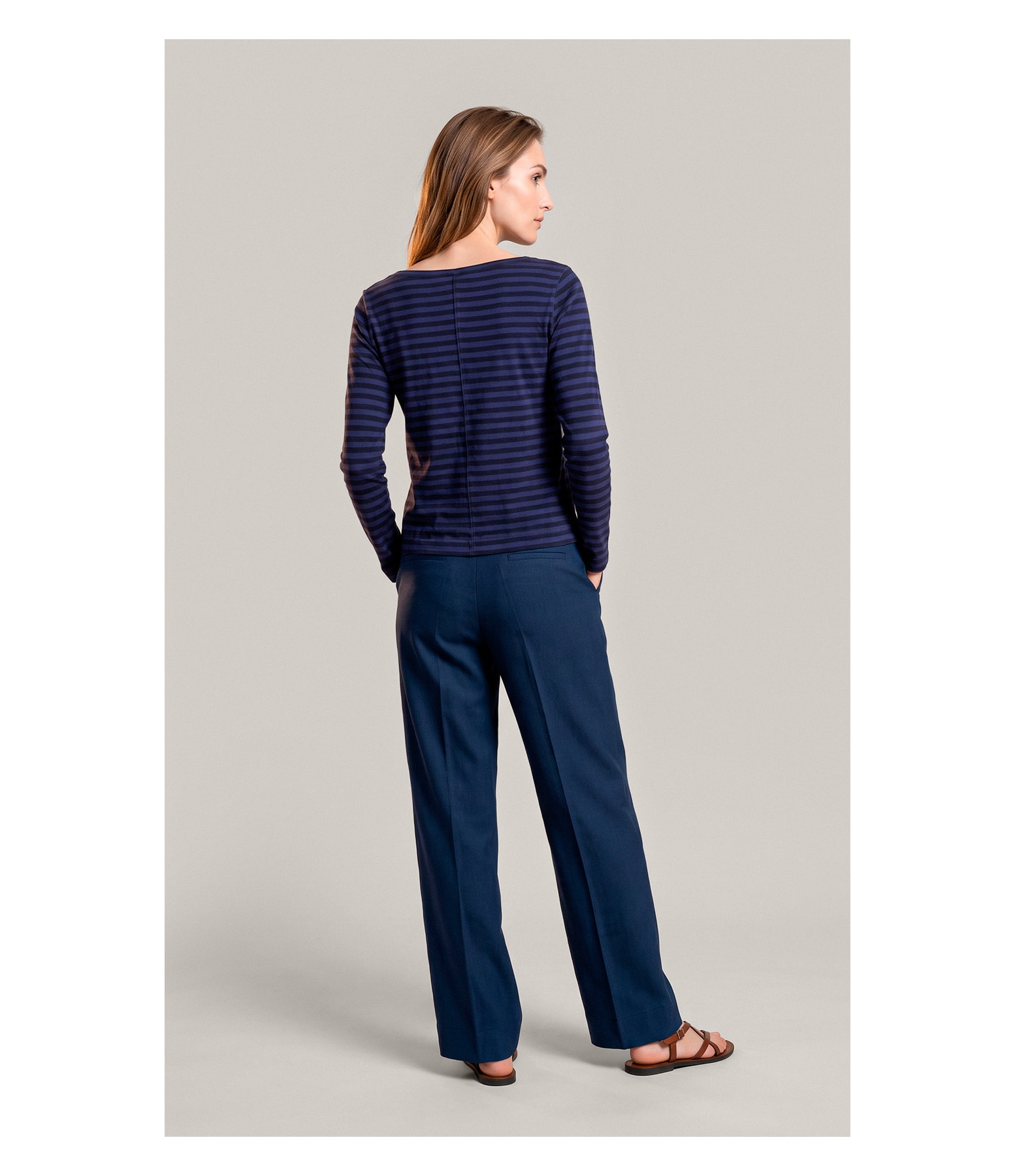 Calca Pete Path d Eph Linho Blend Dark Navy