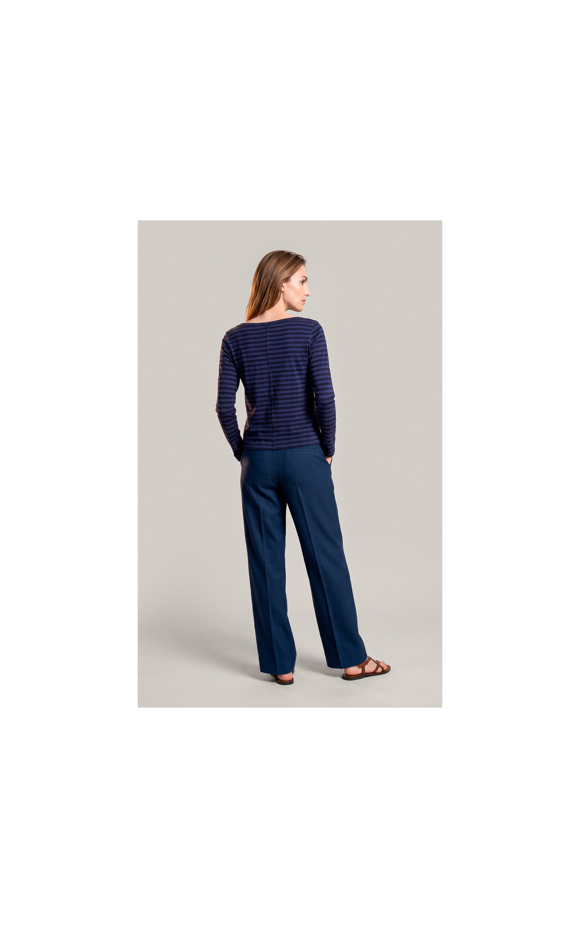 Calca Pete Path d Eph Linho Blend Dark Navy