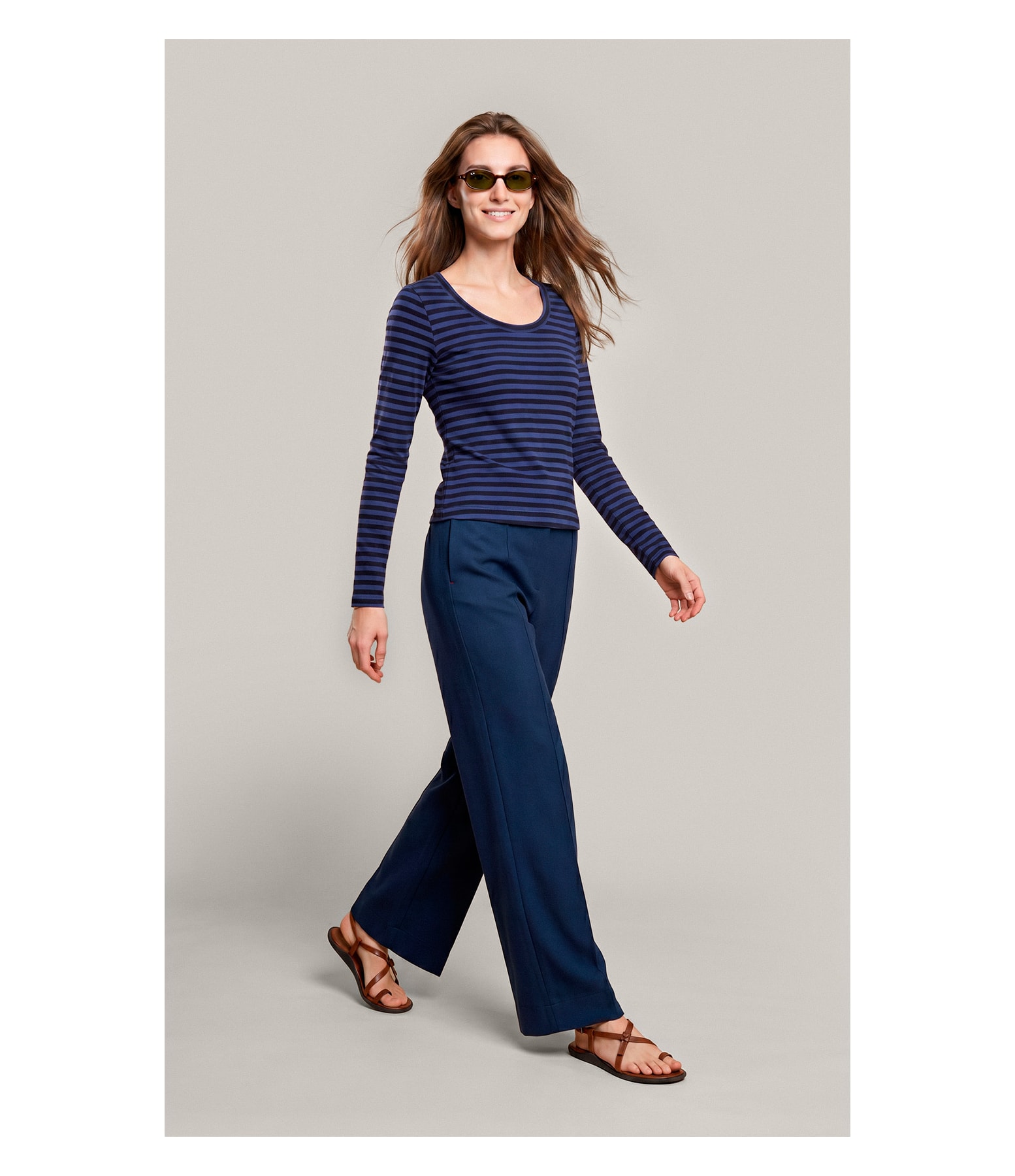 Calca Pete Path d Eph Linho Blend Dark Navy