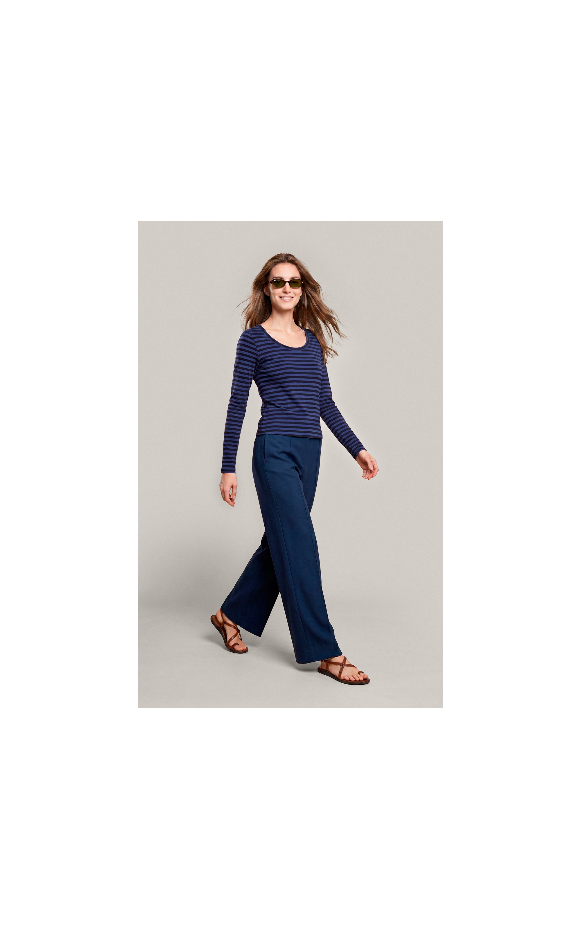 Calca Pete Path d Eph Linho Blend Dark Navy
