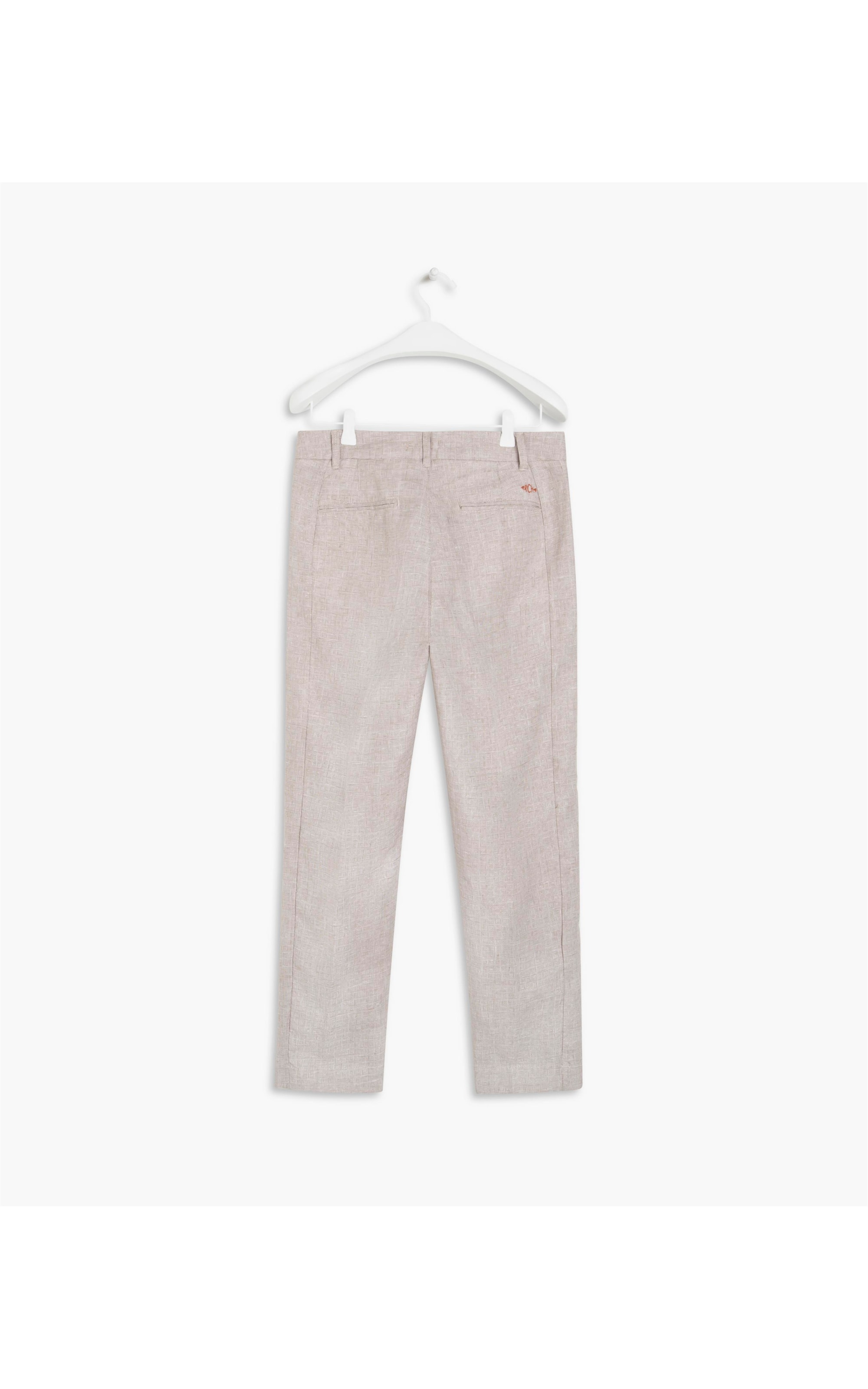 Calça Puro Linho  Analis Caqui