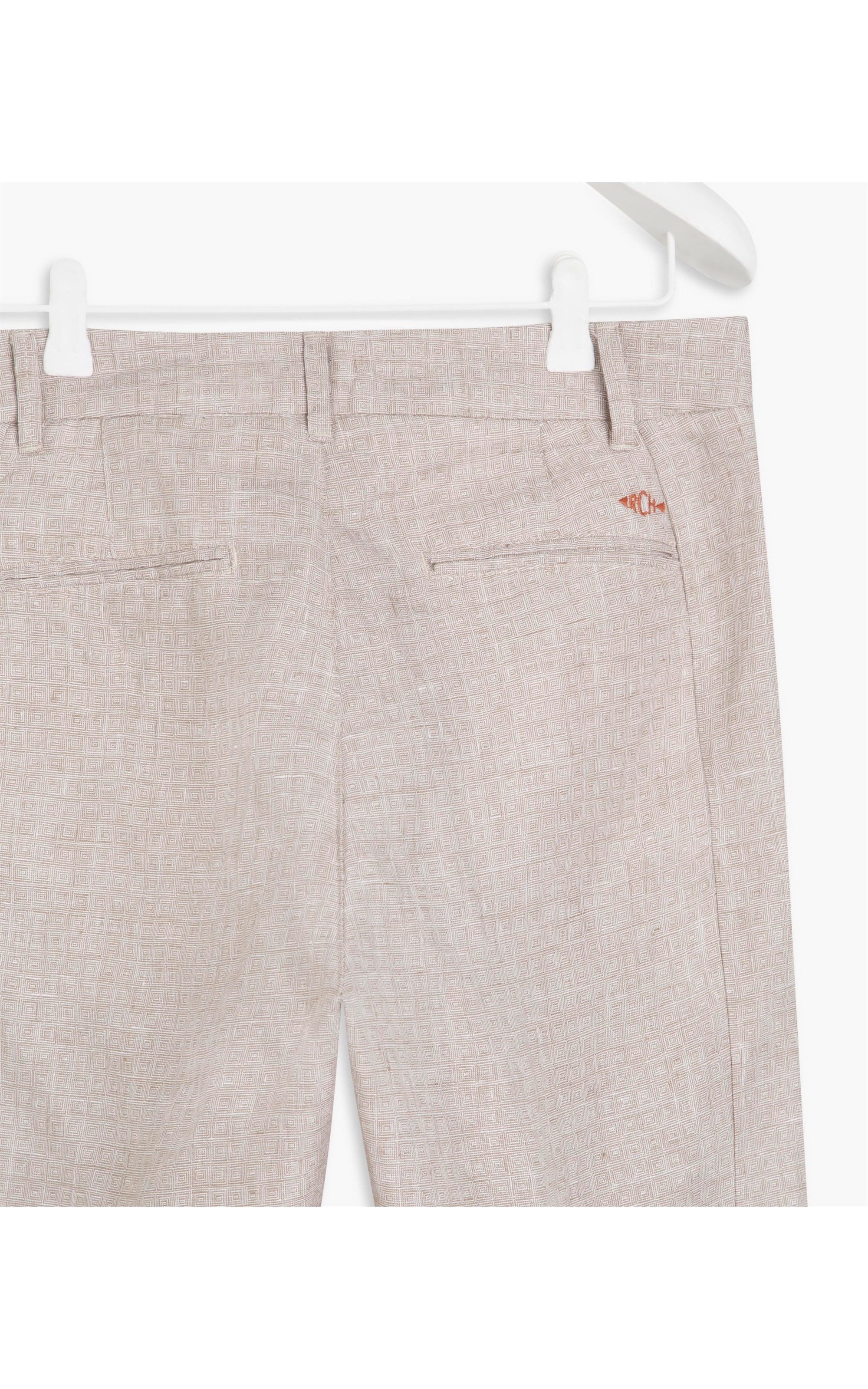 Calça Puro Linho  Analis Caqui