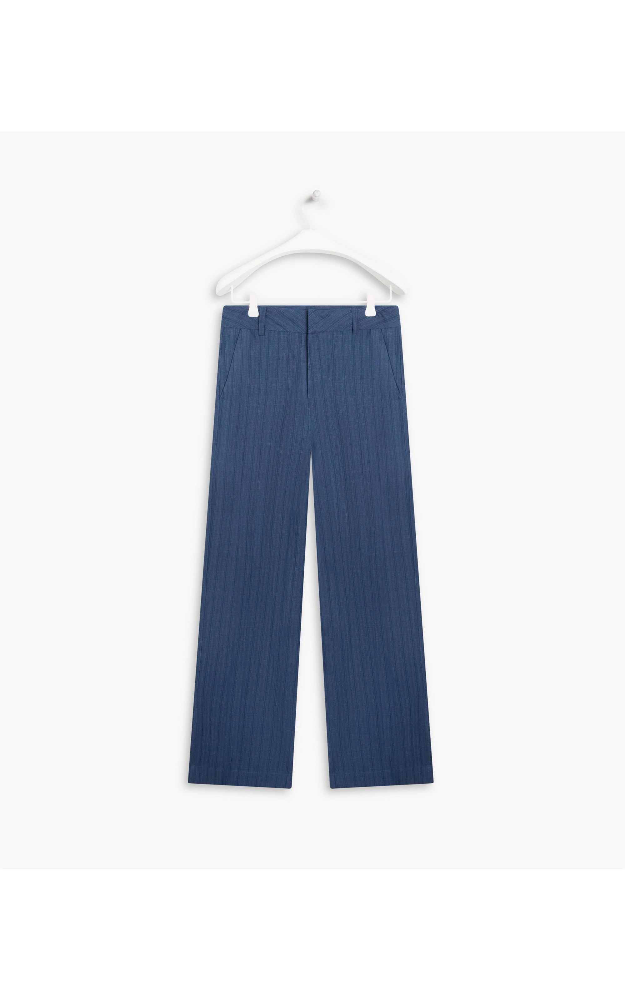 Calça  Puro Linho  Barik Stripe Dark Navy
