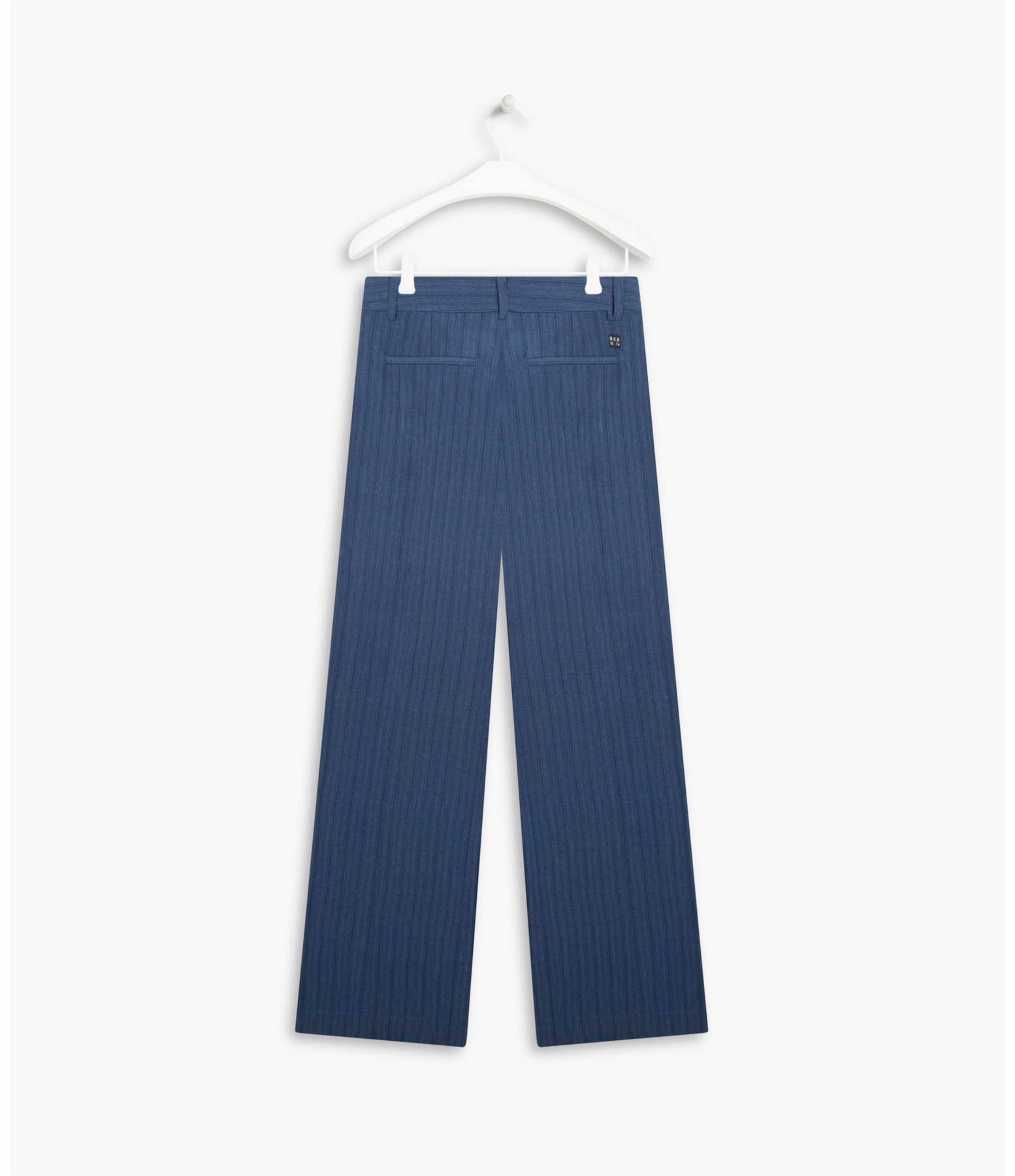 Calça  Puro Linho  Barik Stripe Dark Navy