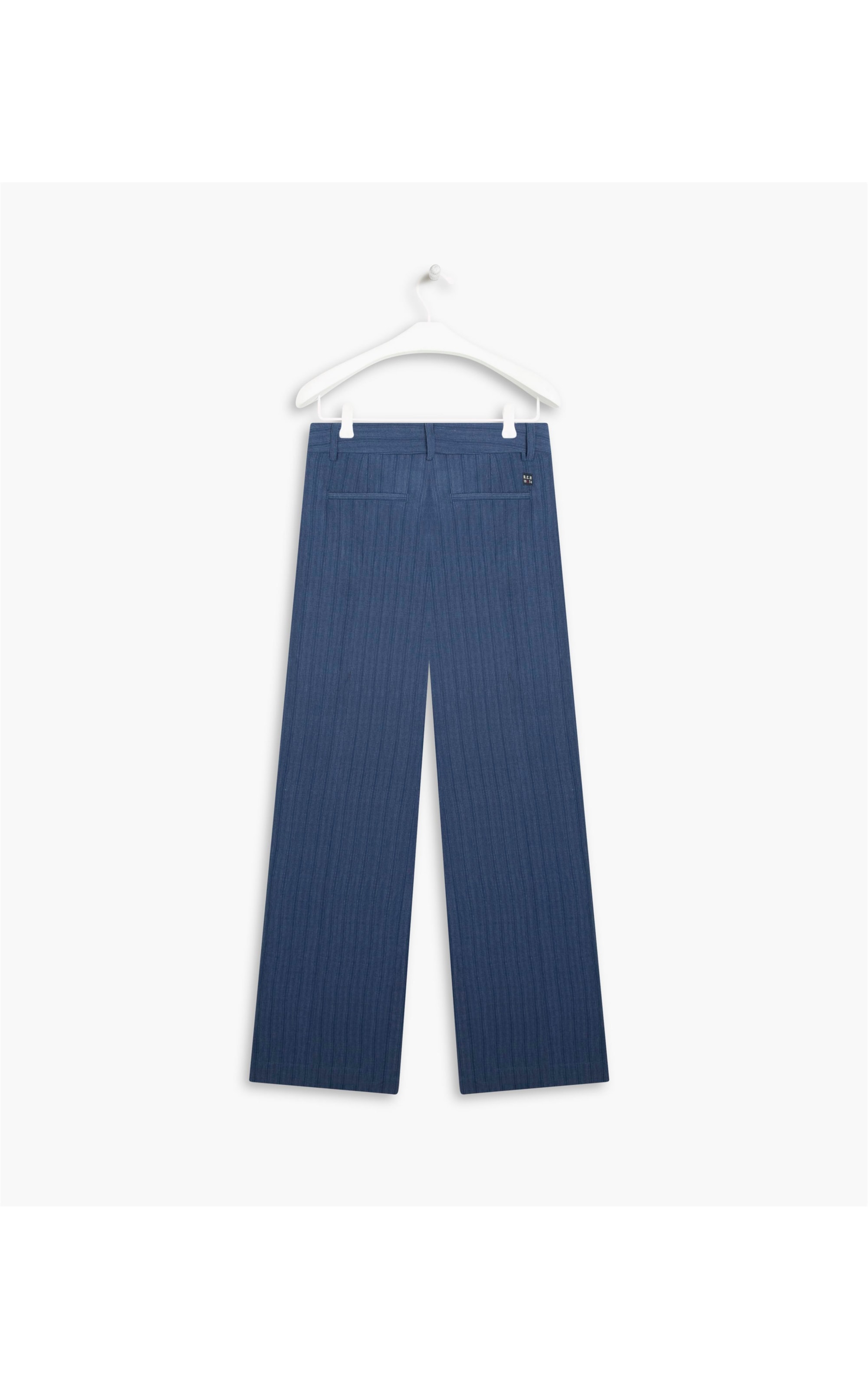 Calça  Puro Linho  Barik Stripe Dark Navy