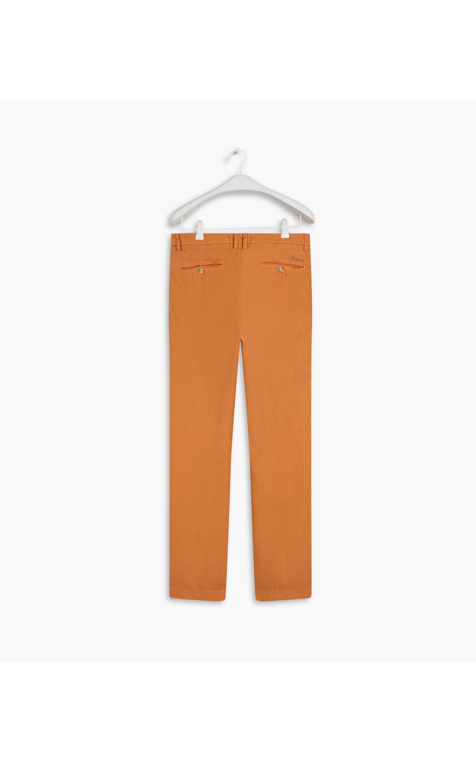 Calça  Puro Linho  Chino Charcoal