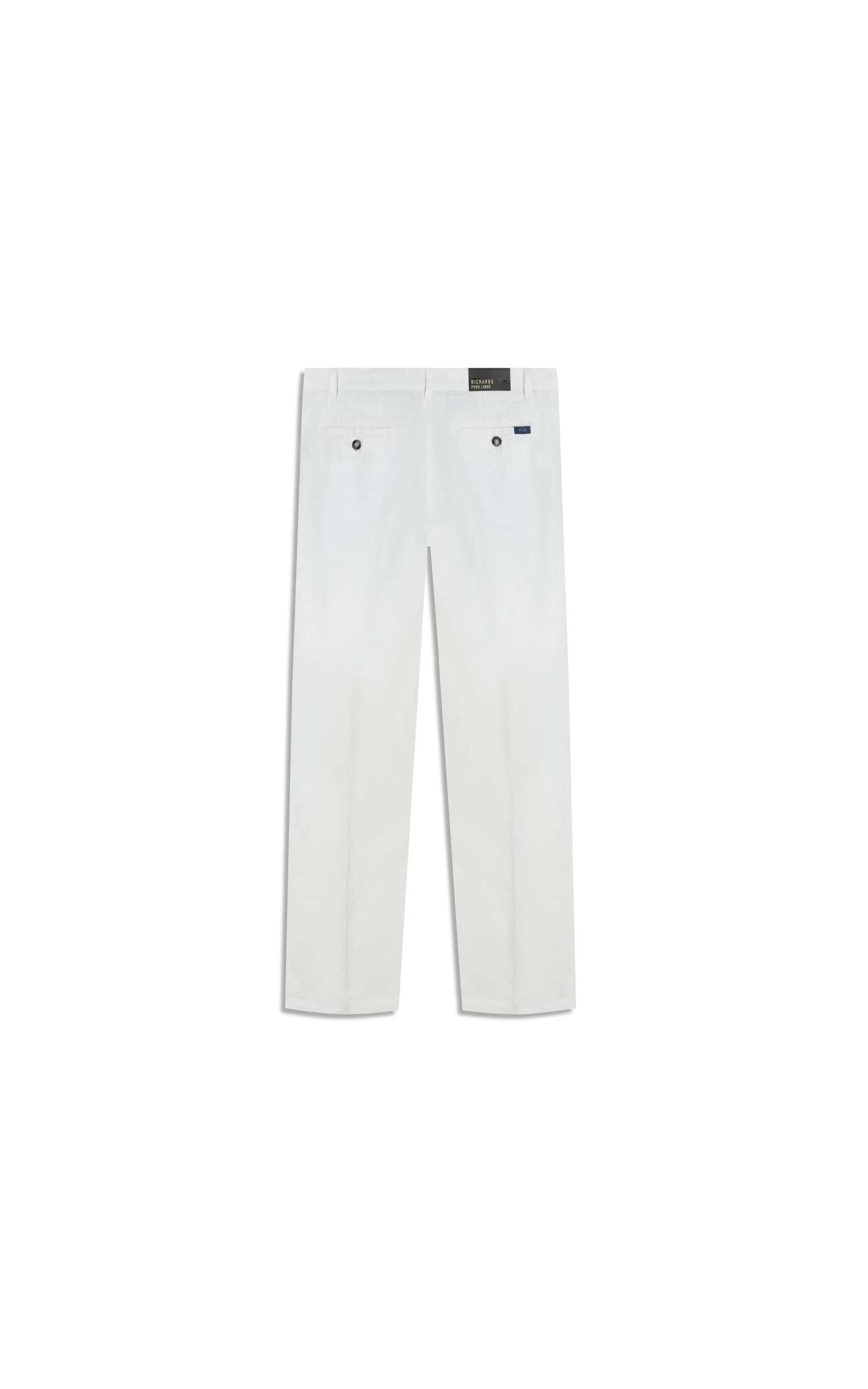 Calça  Puro Linho Chino Classic Branco