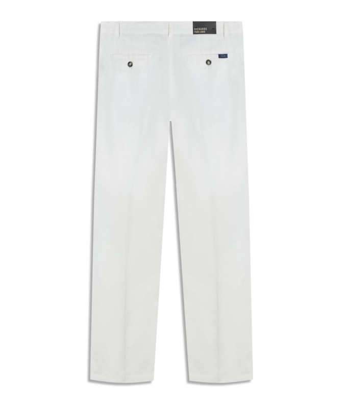 Calça  Puro Linho Chino Classic Branco