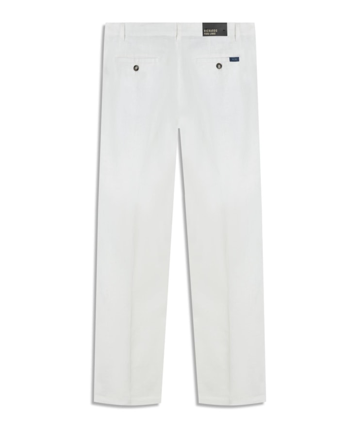 Calça  Puro Linho Chino Classic Branco
